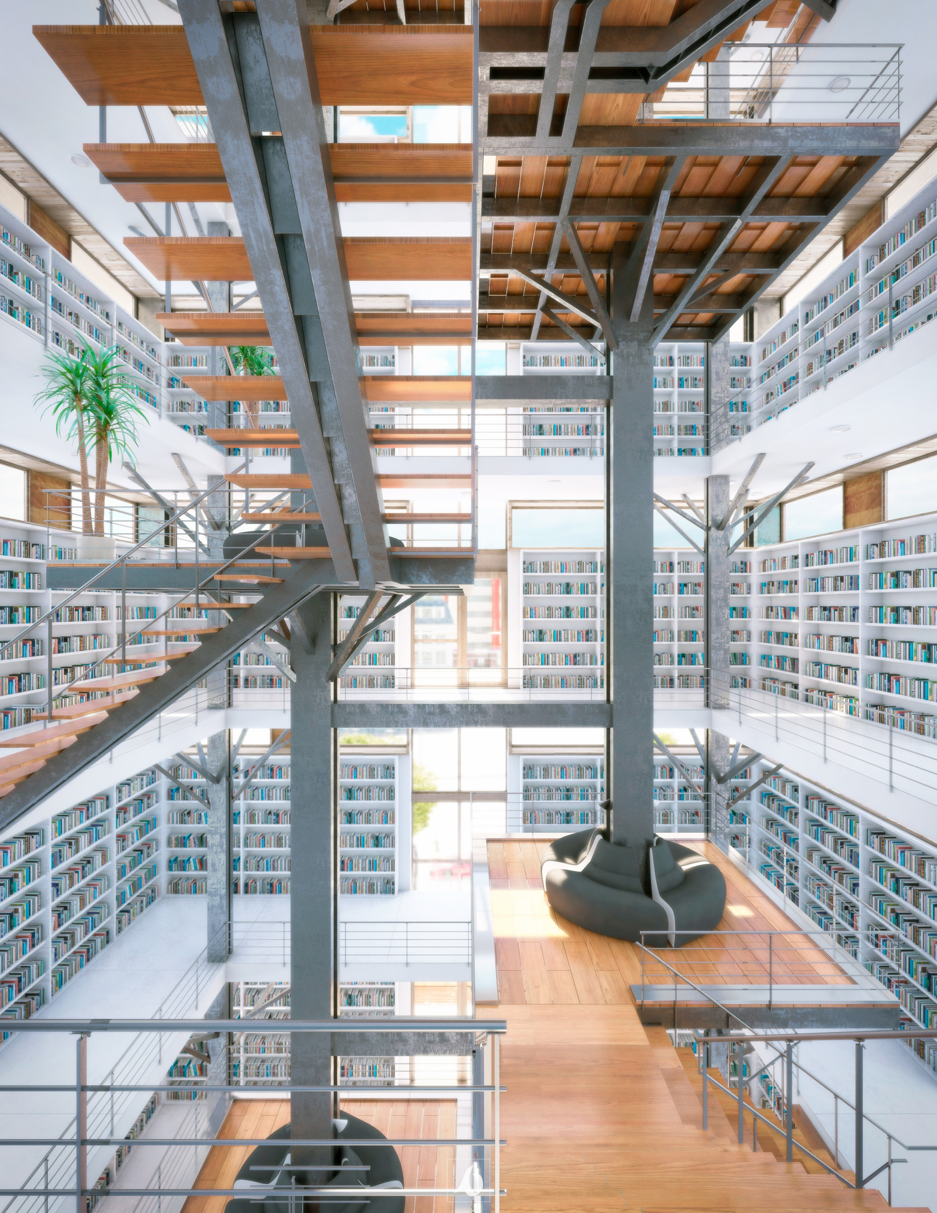 Ahmad Jubran Vertical Library