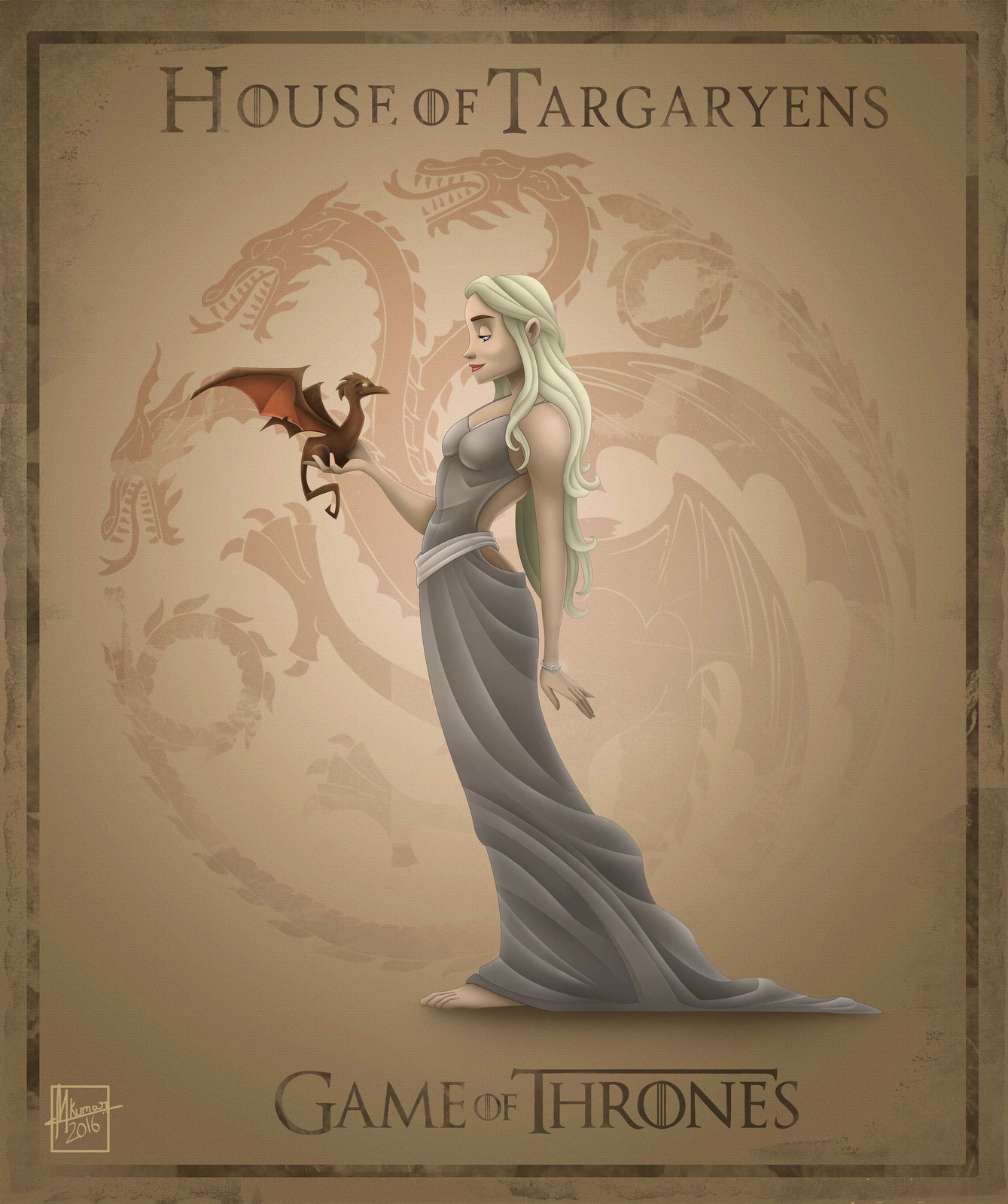 The Mother of Dragons-
Daenerys  Stormborn