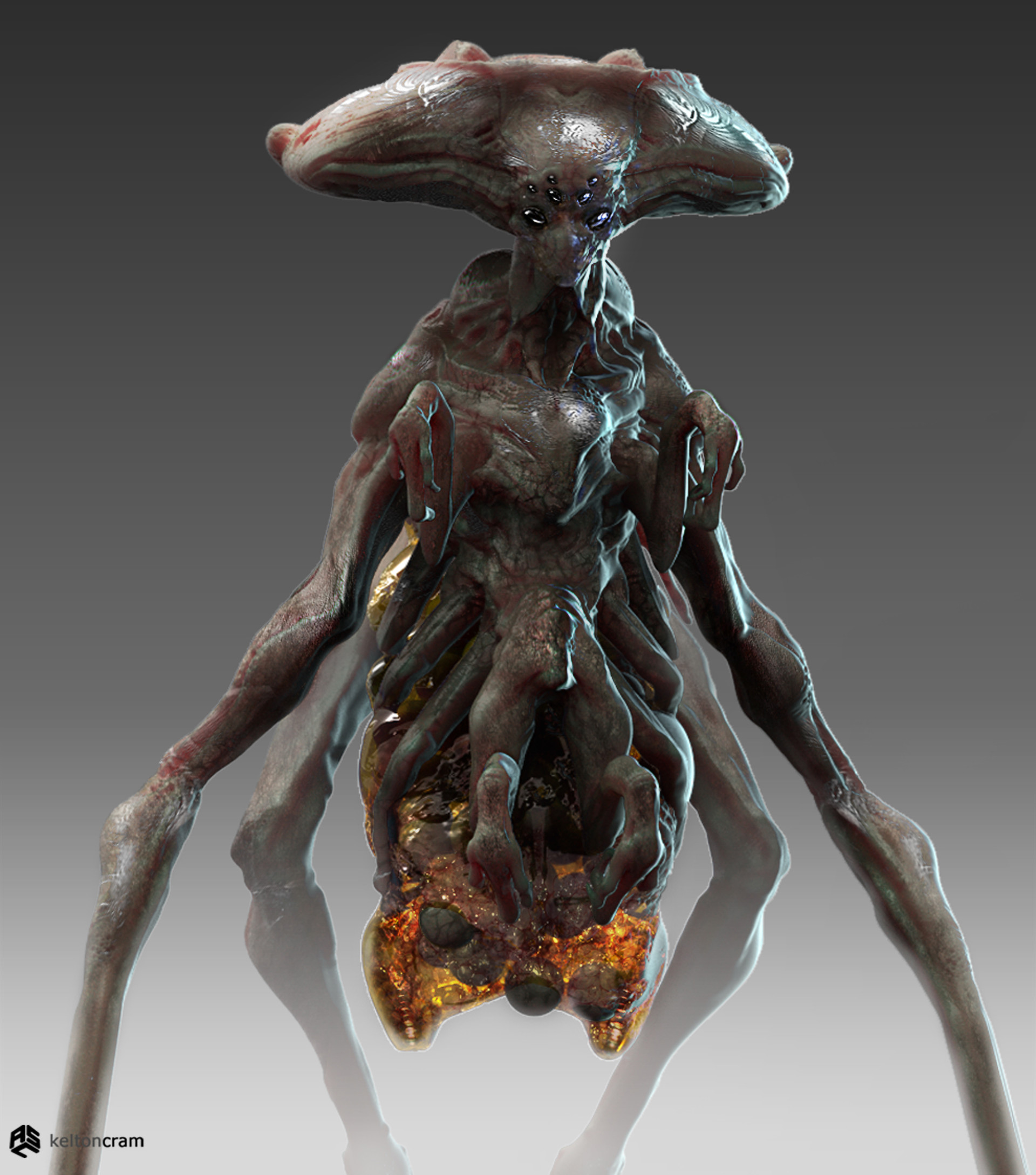 Artstation Id4 Alien Queen Concept Design Kelton Cram