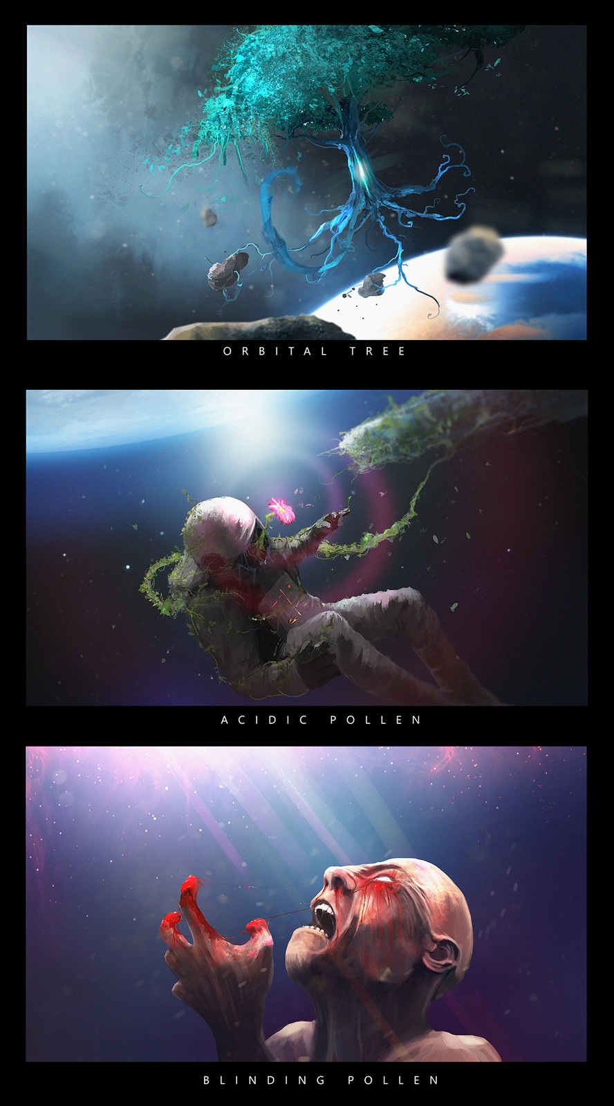 A Place in The Sun - Board Game illustrations