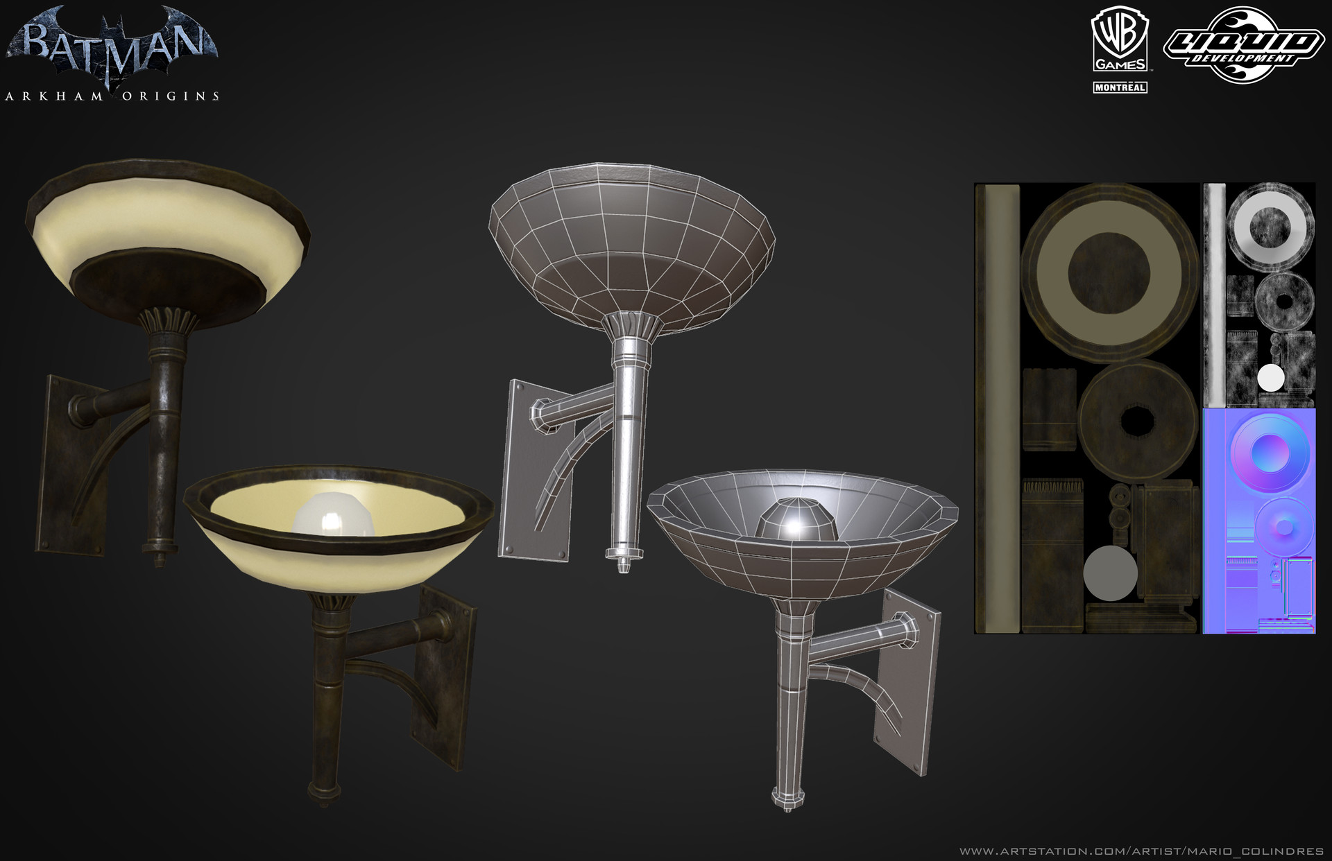 Mario Colindres Batman Arkham Origins Various Props Mario Colindres Batmanarkhamorigins Poollight 01