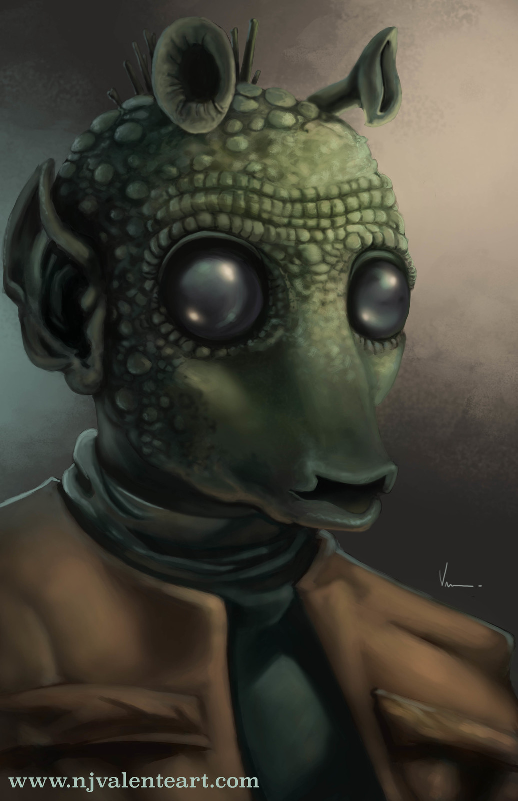 Greedo digital portrait