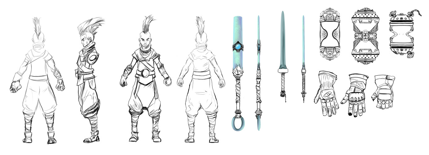 Artstation Character Design Sheet Example 1 Artstation Character Design Sheet Example 1