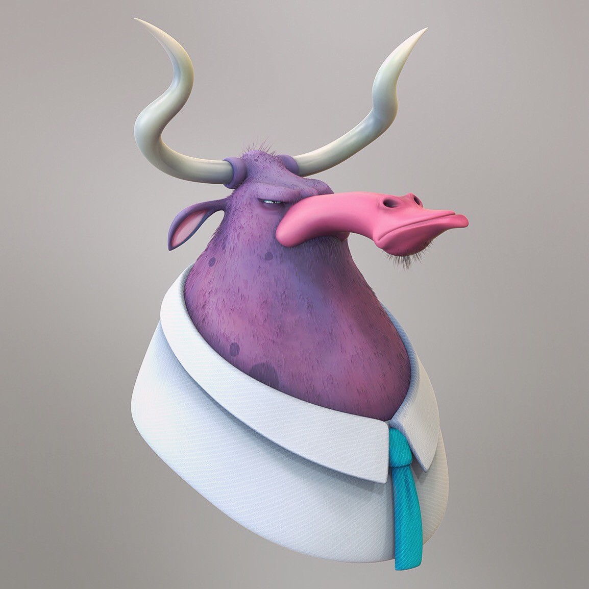 Artstation Bull Nick Gunn