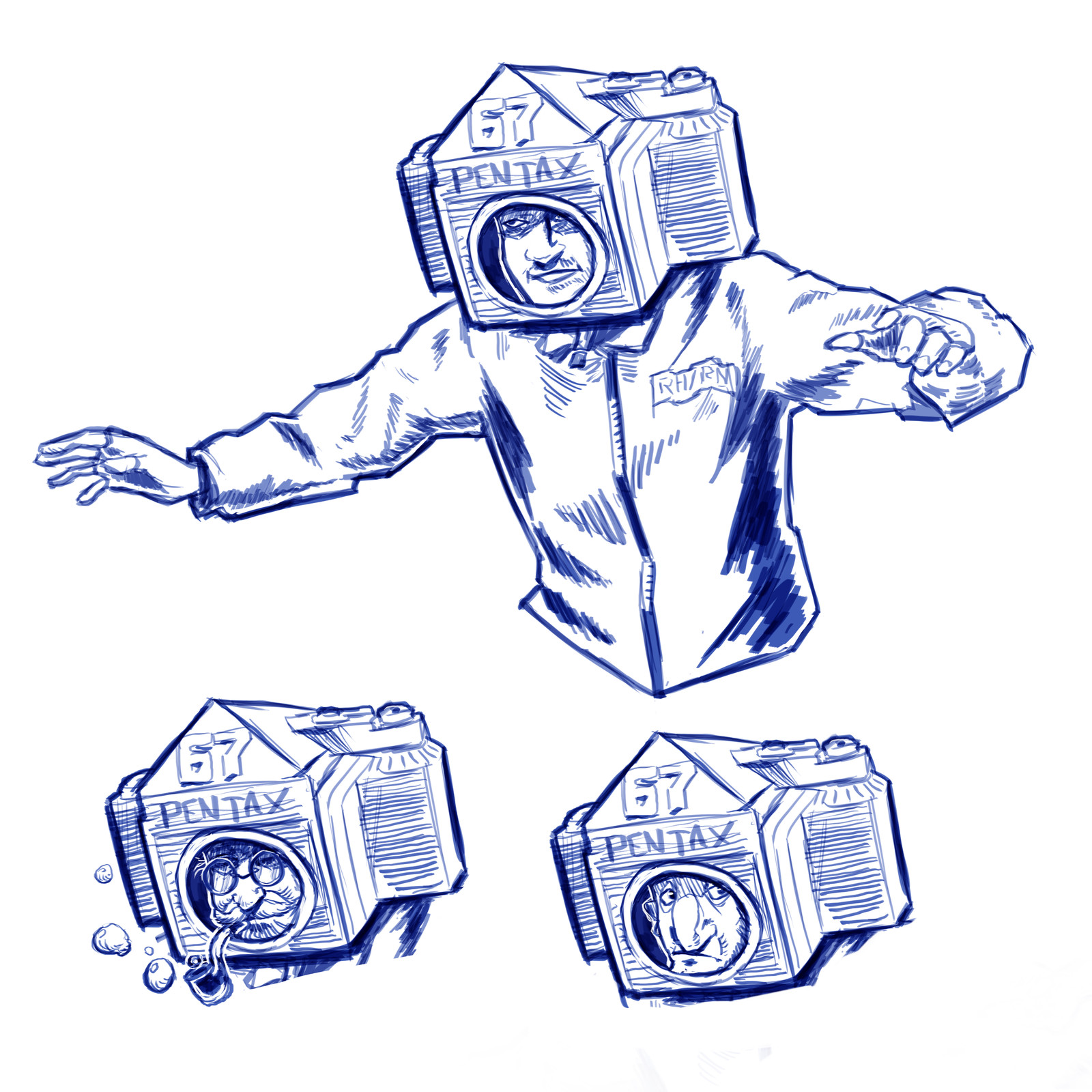 here is the original rough I made from their idea