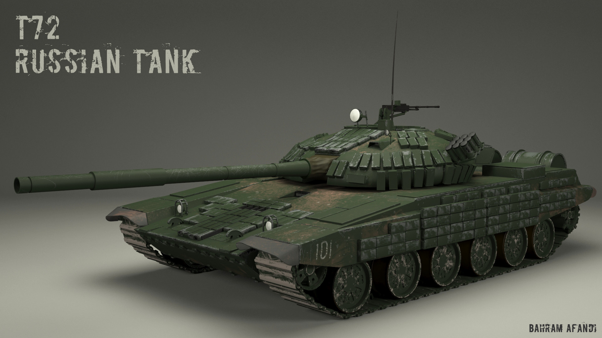 Bahram Afandi T 72 Russian Tank