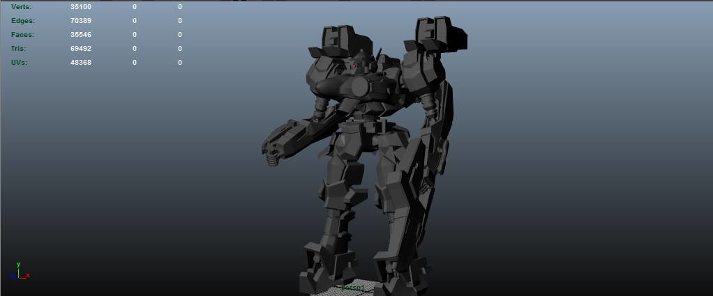 Artstation Forever Lost Custom Armored Core 3d Model John Kevin Pineda