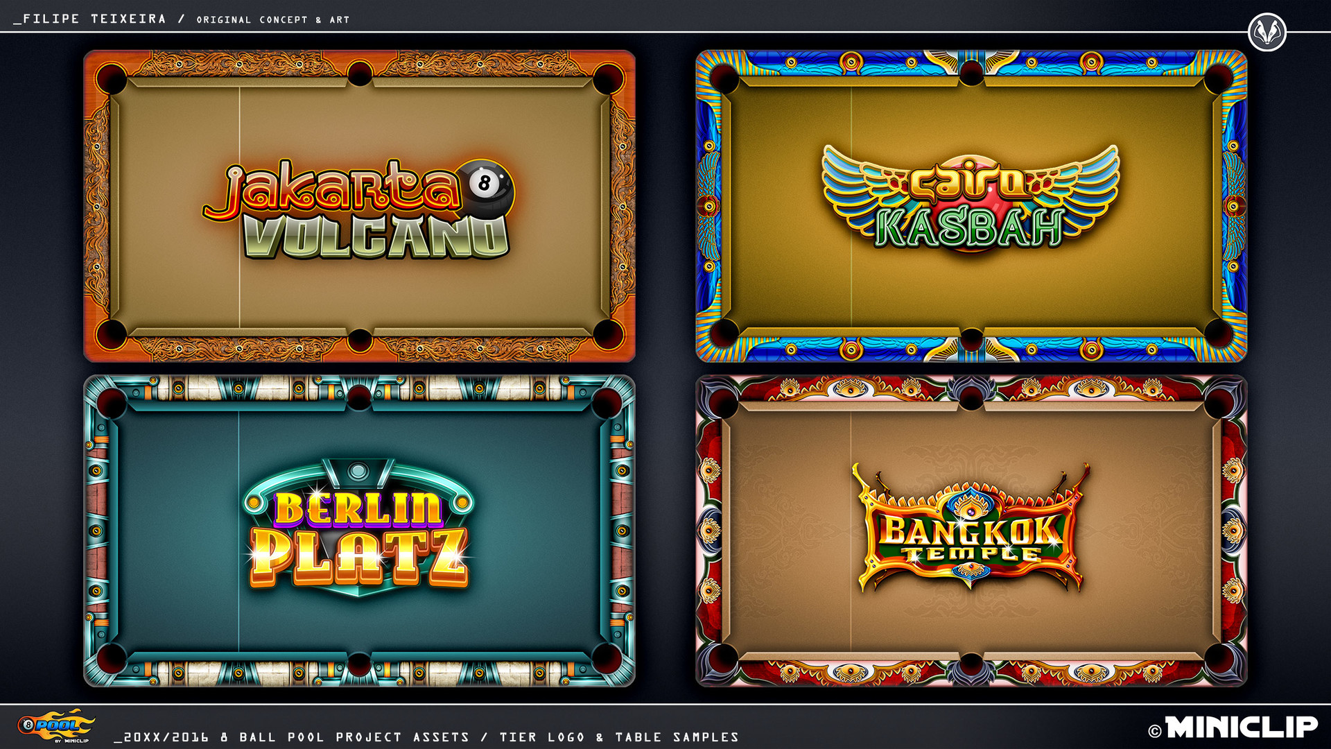 Artstation Sample Art For 8 Ball Pool Miniclip Filipe Teixeira