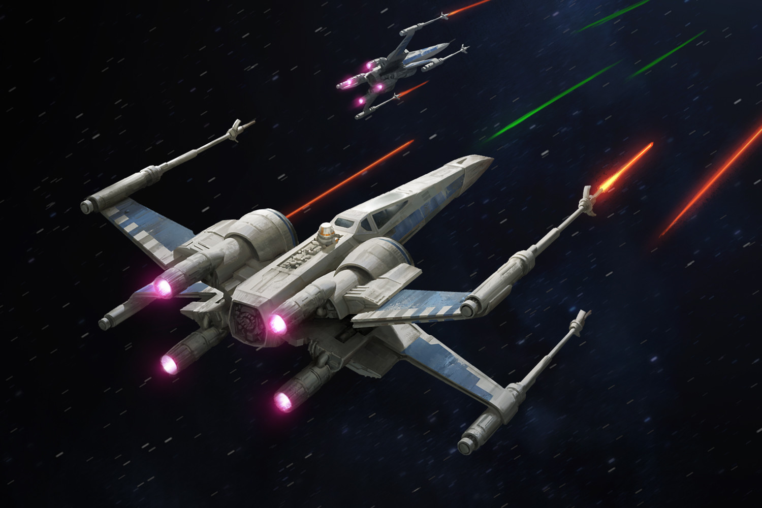 Snap Wexley's T-70 X-wing