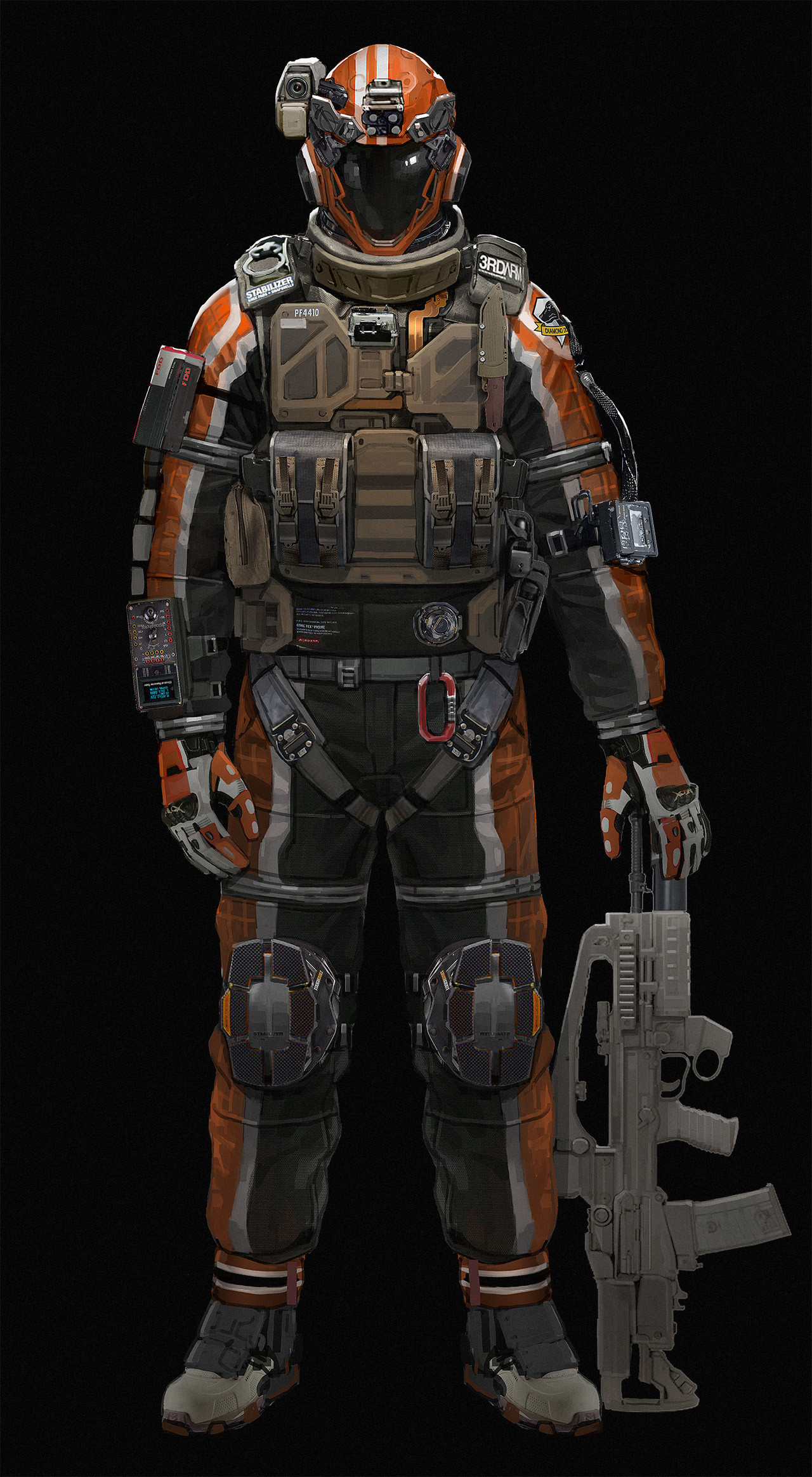 ArtStation - space combat suit