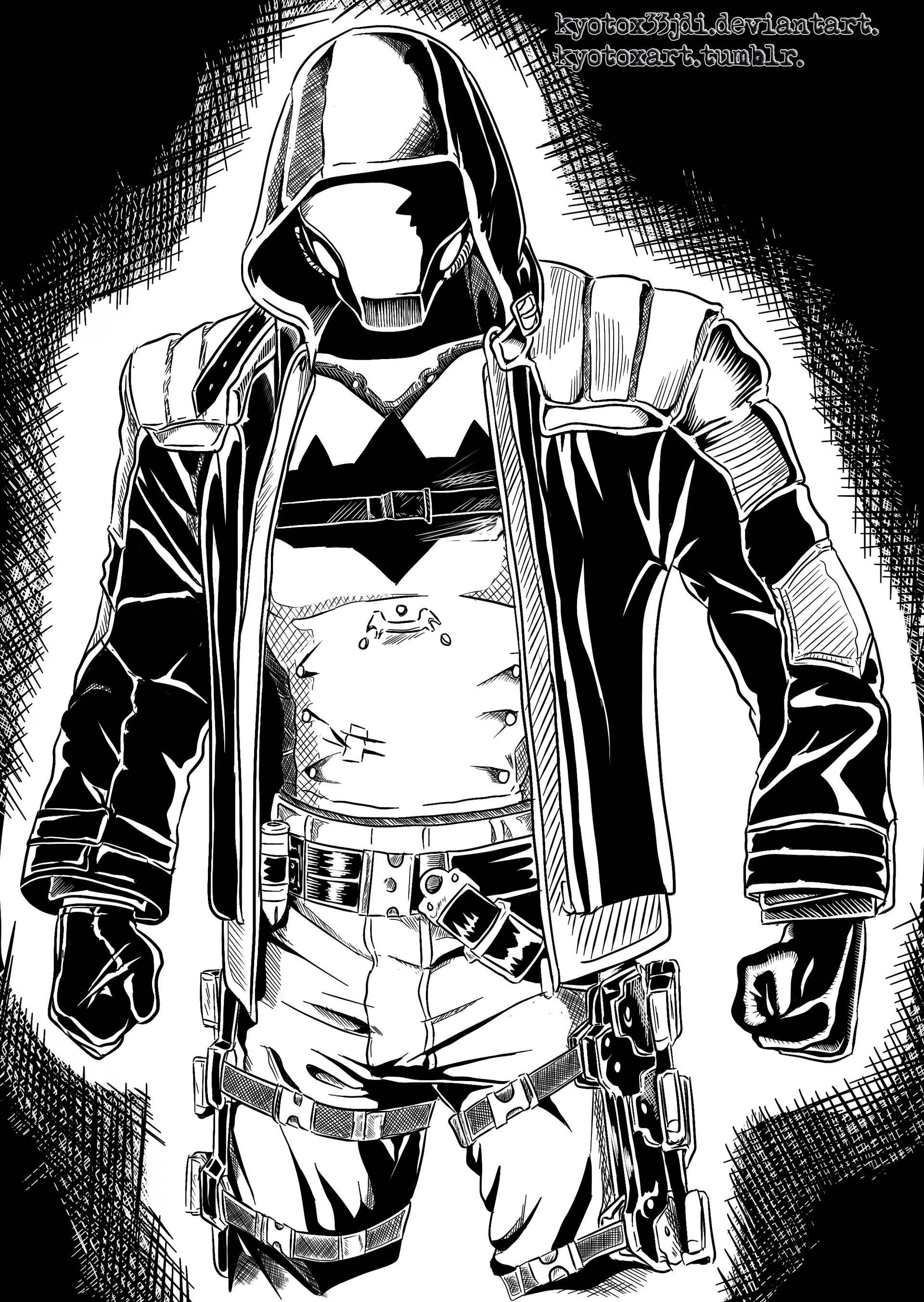 Artstation Red Hood Arkham Knight Dina Barrios