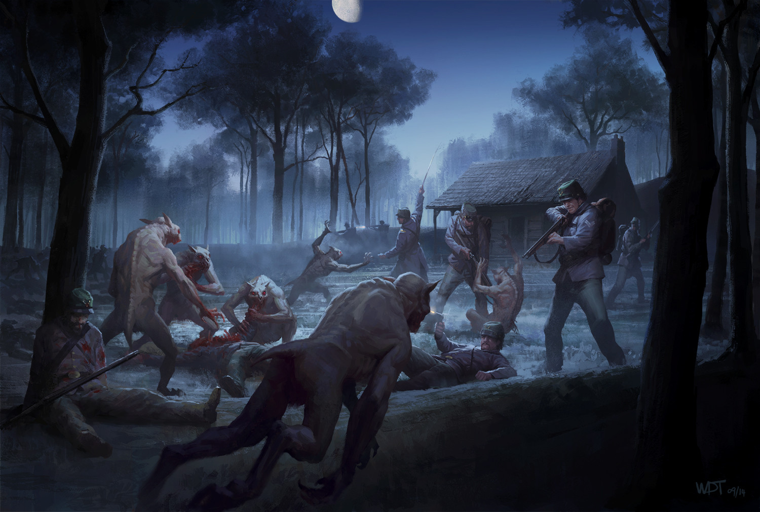 Night Fight at Chappell's Farm