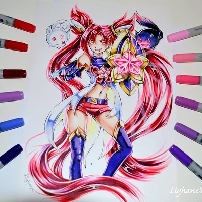 ArtStation - Starfire / Teen Titans / Copic Marker