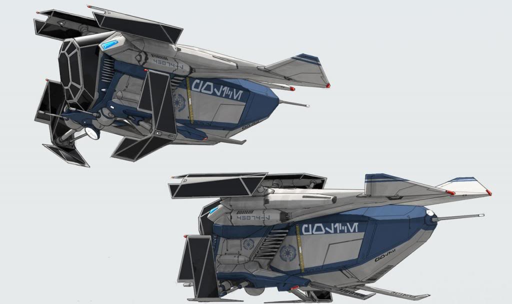 Republic police gunship new arrivals