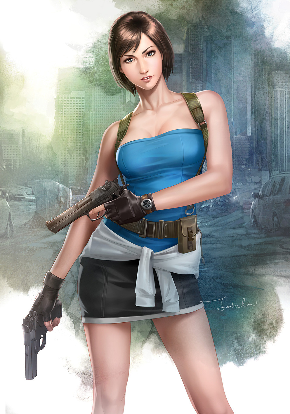 ArtStation - Jill Valentine - Resident Evil Fan Art