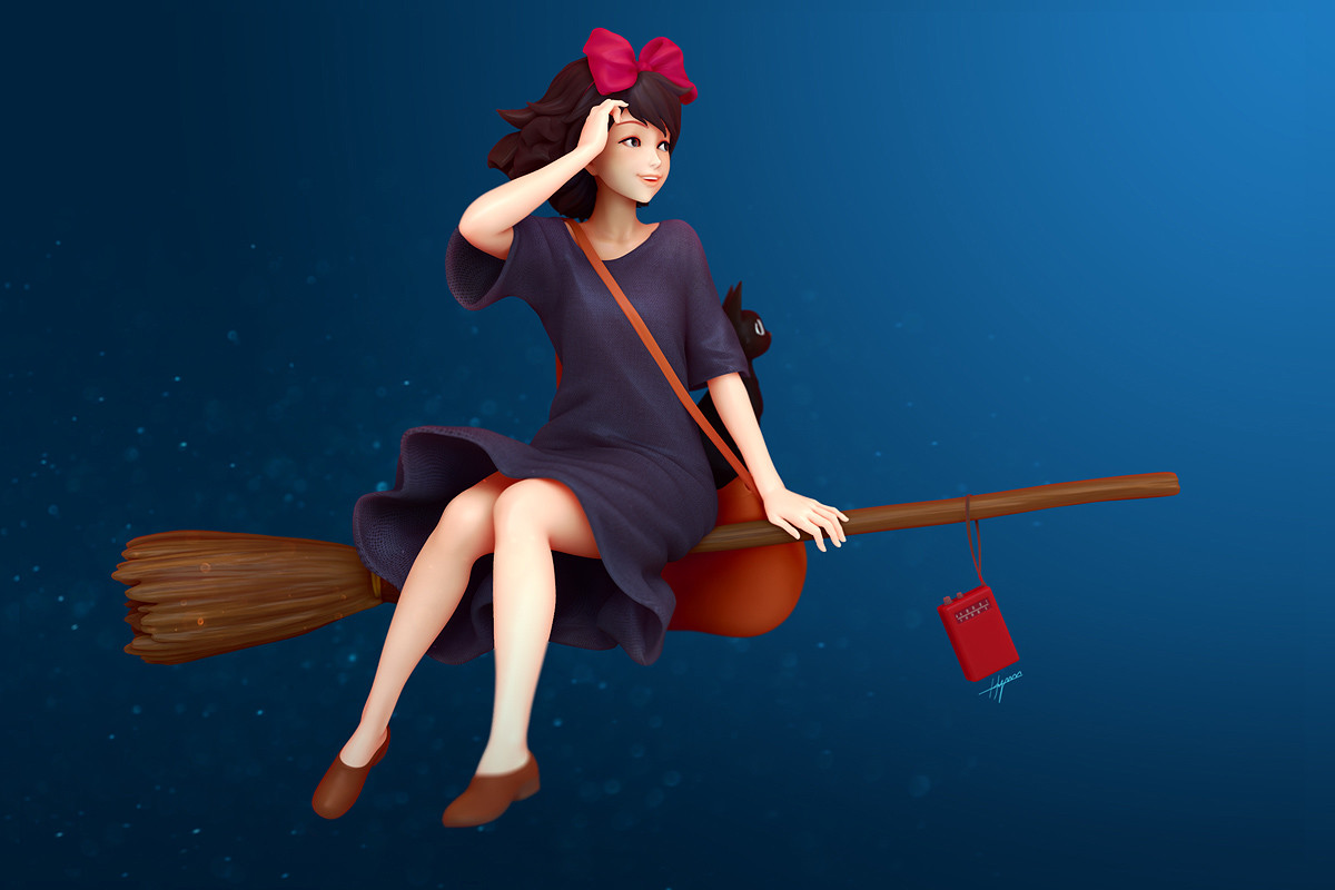 Junghyun Jee Kiki S Delivery Service Fanart This is a reimagined version of that anime, and although it's different than the actual design, i draw it the way i like it :two_hearts junghyun jee kiki s delivery service