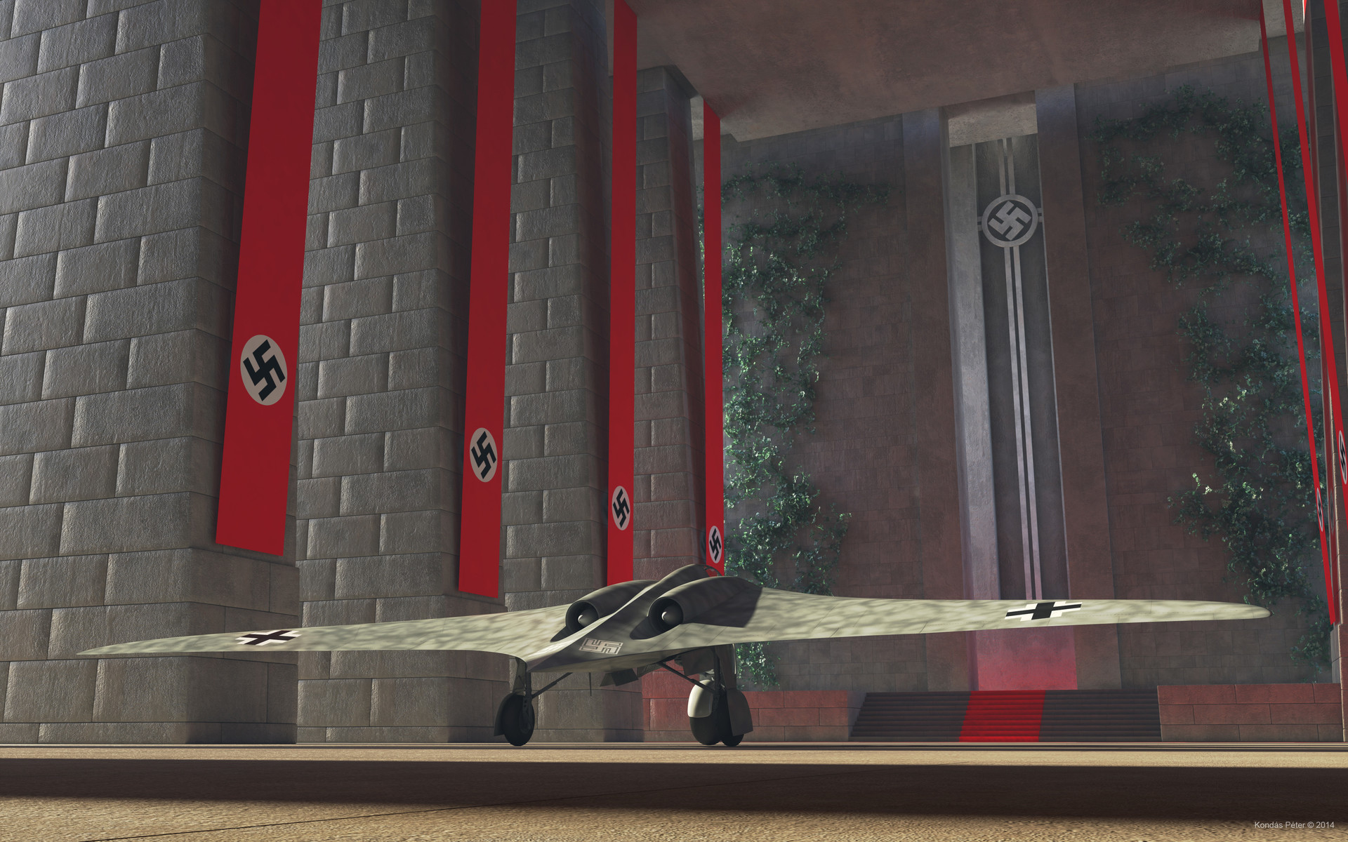 Artstation Horten 229 In Hangar