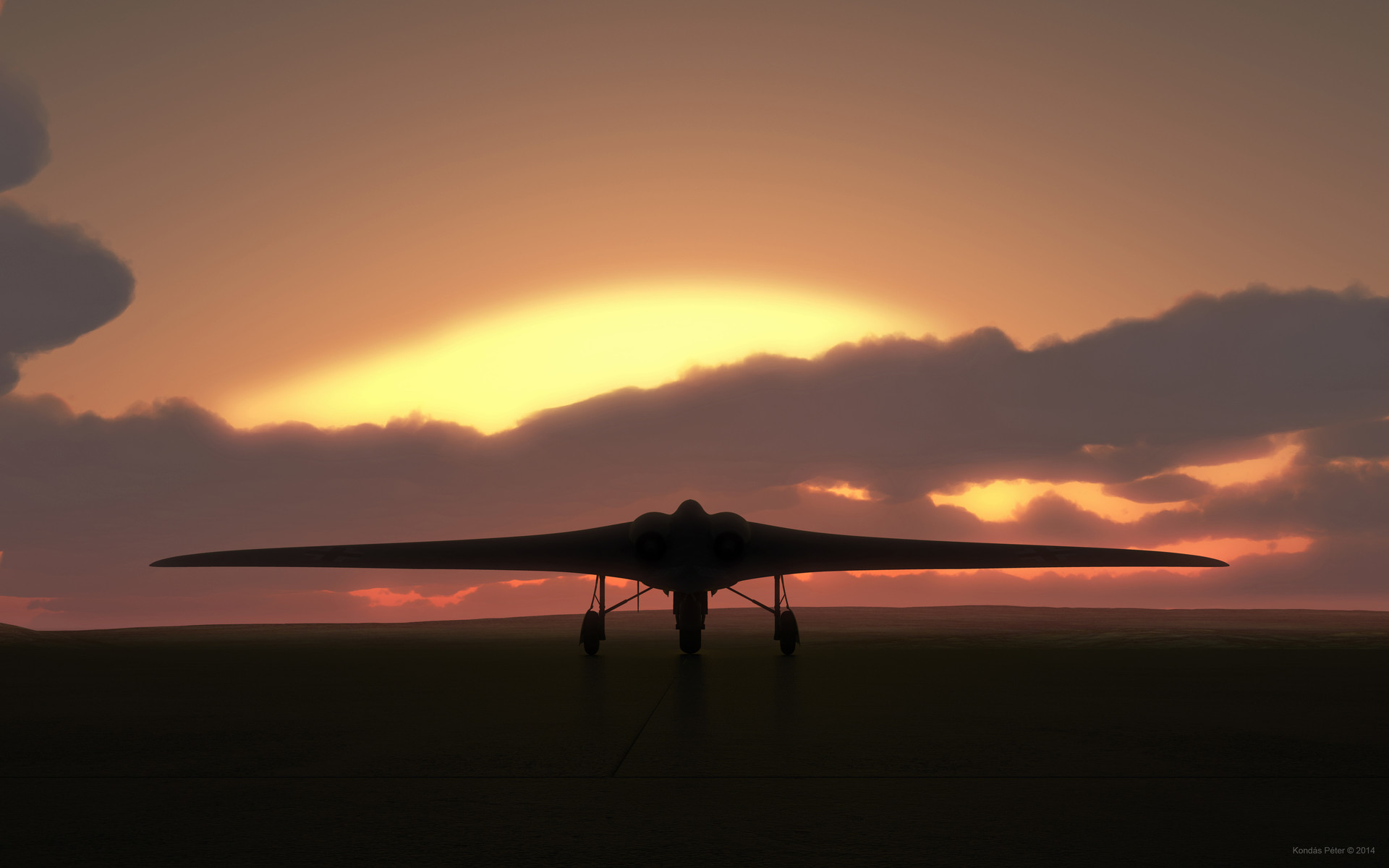 Artstation Horten 229 Stealth Jet