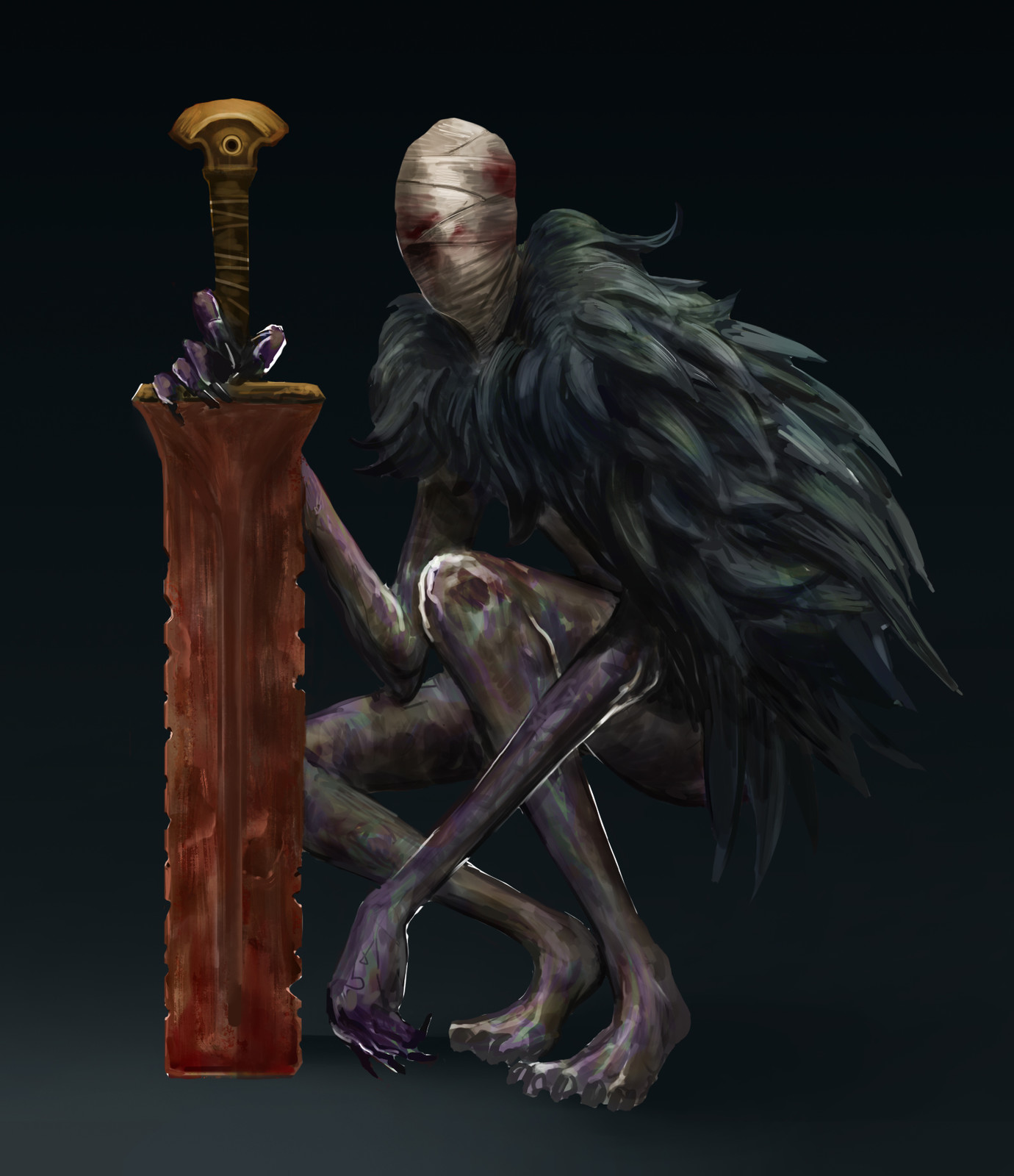 Darksouls/bloodborne inspired monster 3