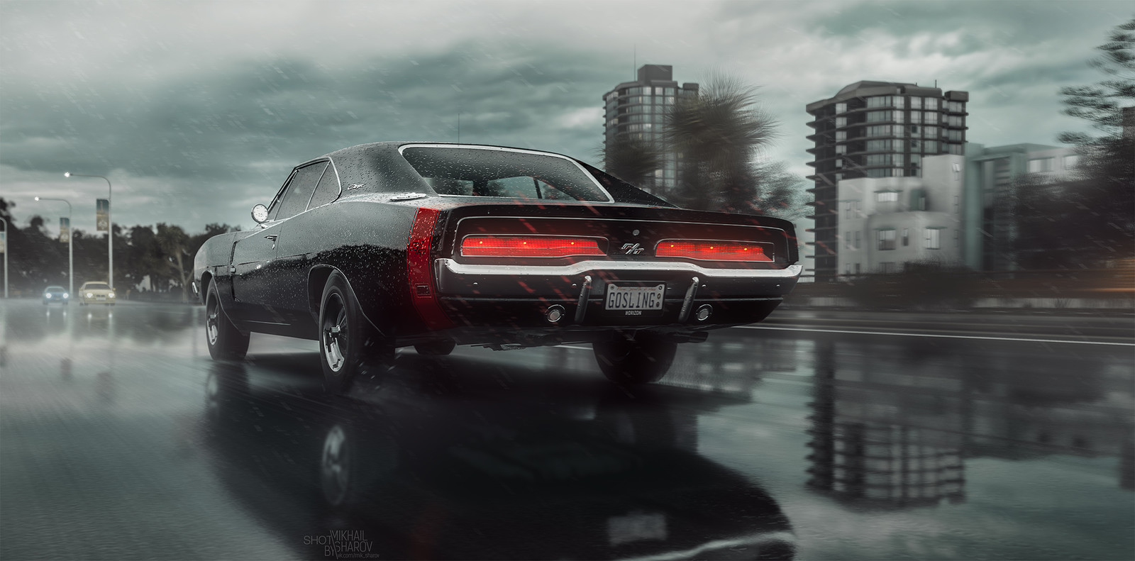 Dodge Charger 1969 РІ РґС‹РјСѓ