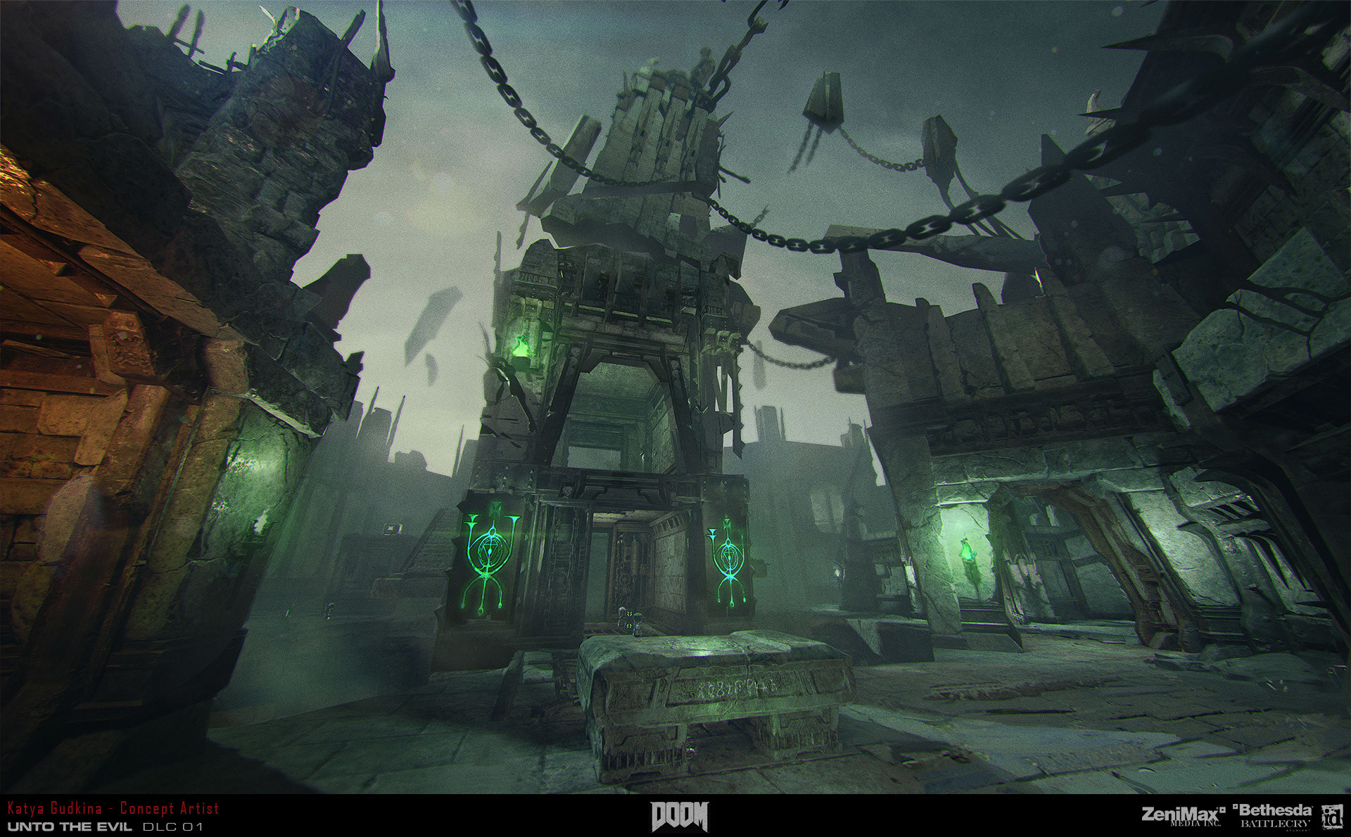 Artstation Concept Art For Doom 4 Katya Gudkina