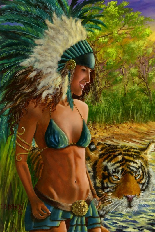 verkoper veeg ontwerp ArtStation - Tigress queen