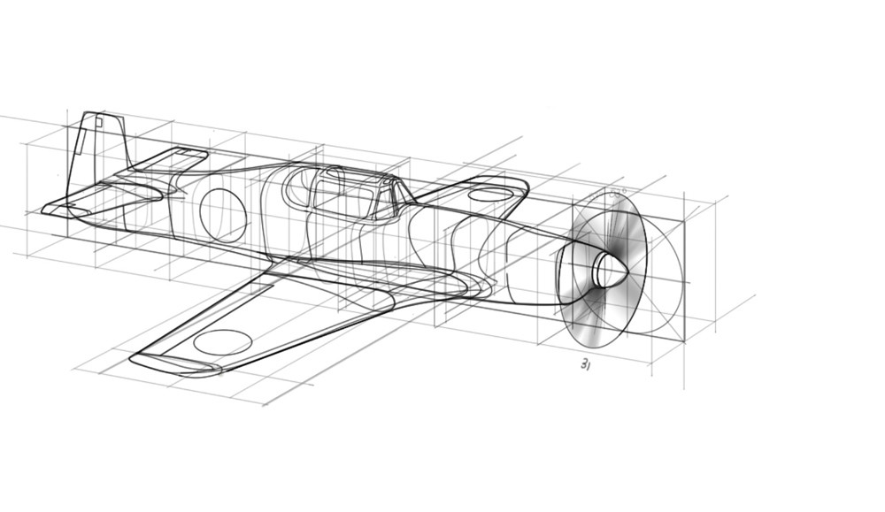 Haekel Lav. - Plane (Perspective training)