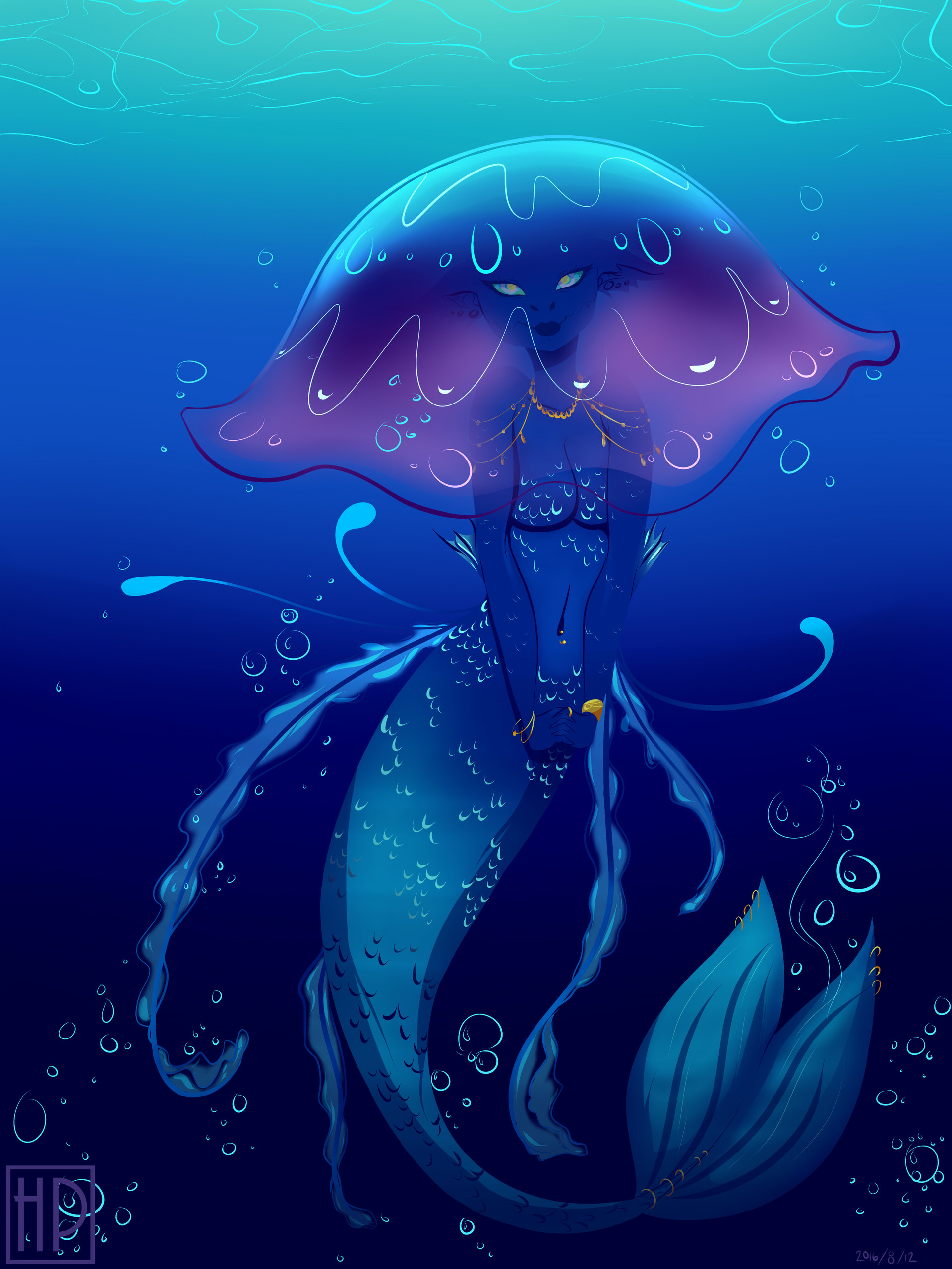 ArtStation - Jellyfish Mermaid