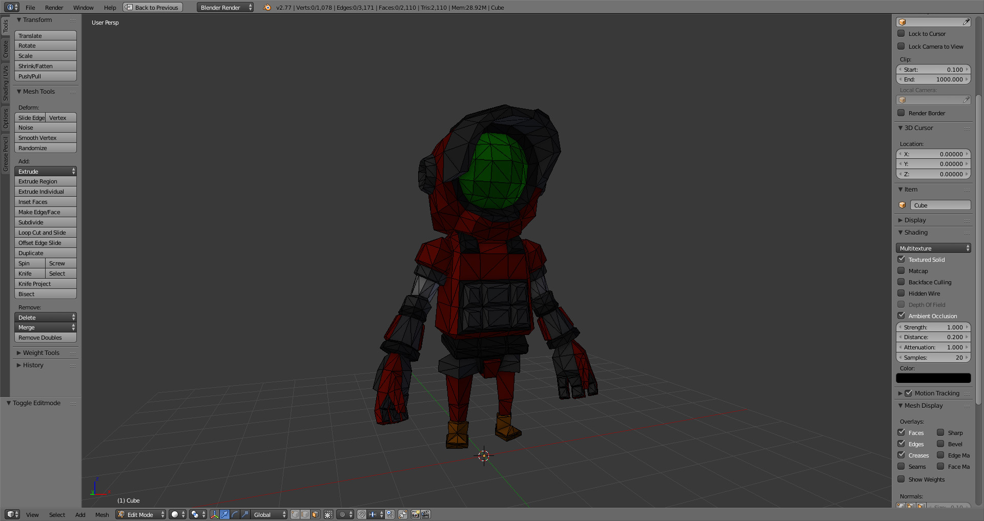 ArtStation - Rig Demo - Chibi Spaceman