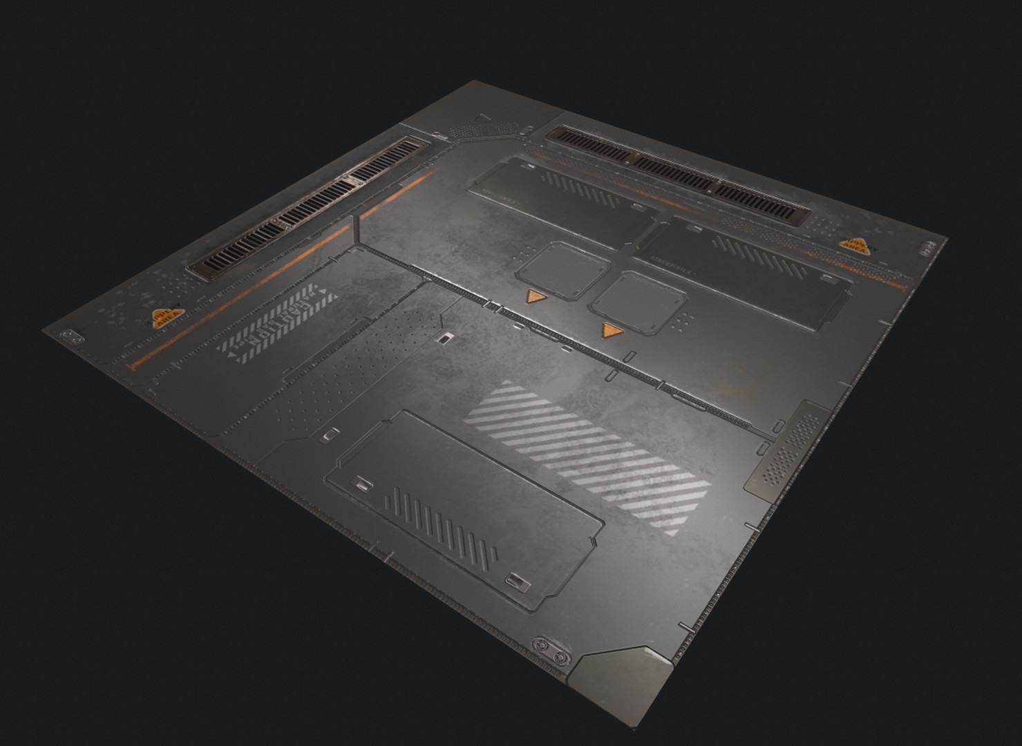 ArtStation - Sci-fi Floor Panel, Kai Li