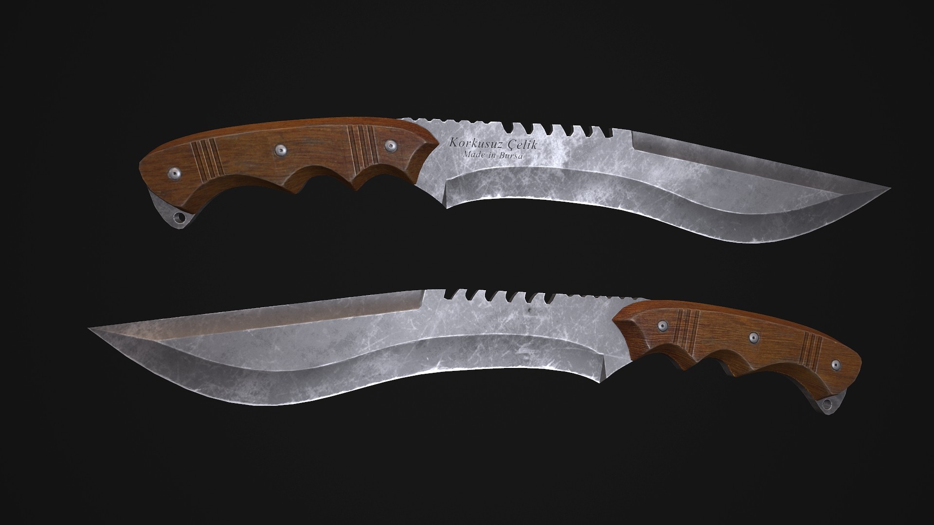 Artstation Bowie Knife Done For Zula Fps In 2014 Copyright