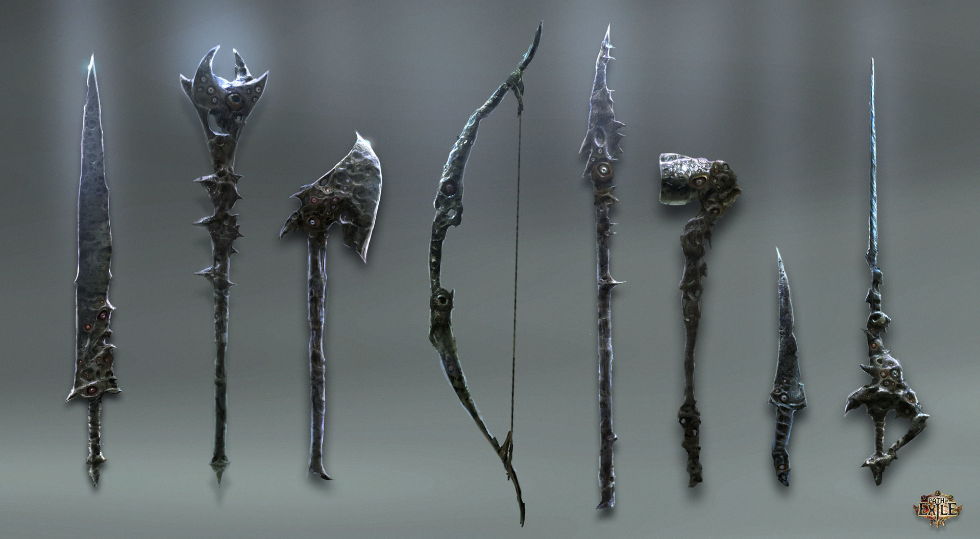 ArtStation Path of Exile weapons