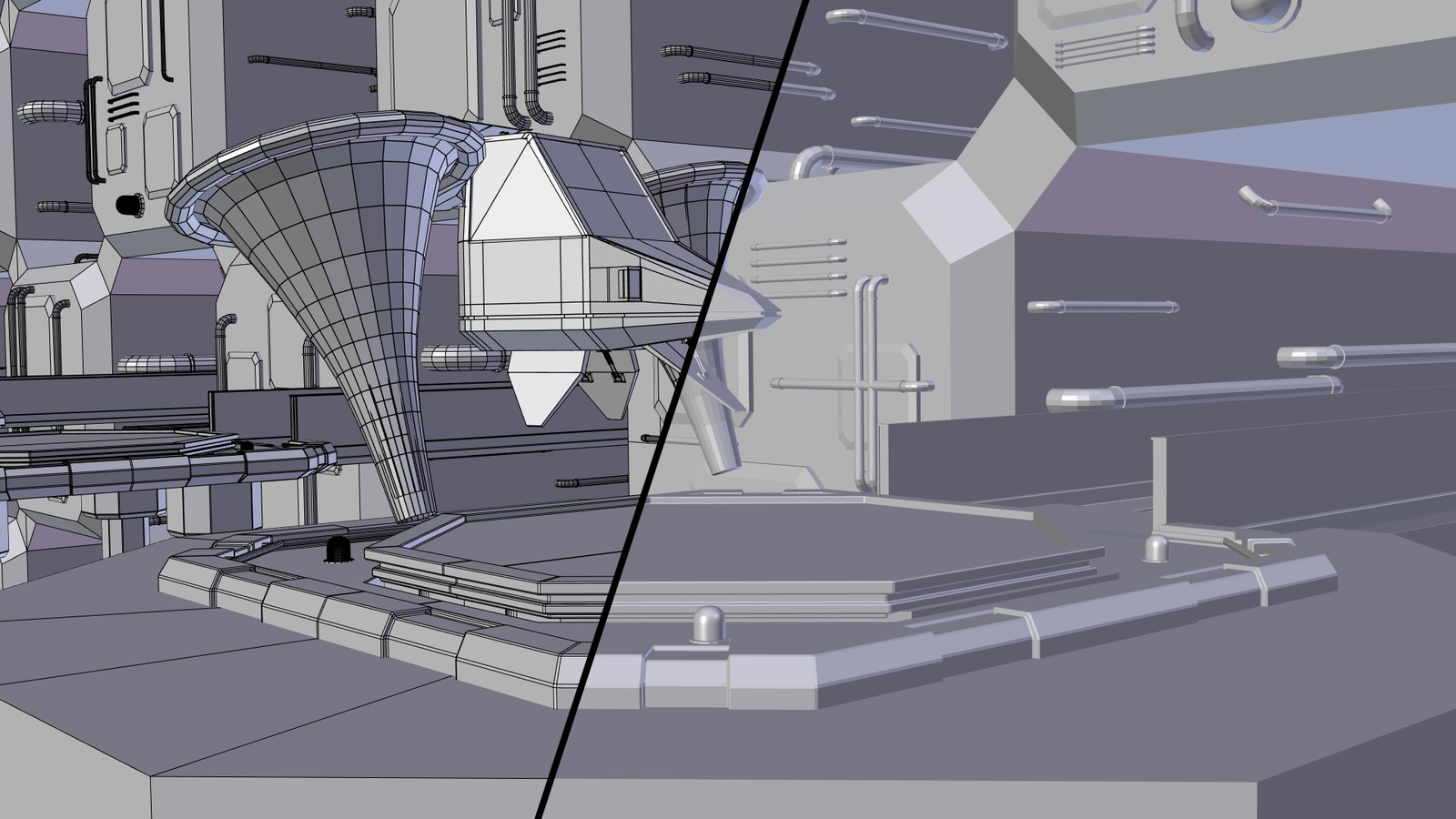 solid and wireframe