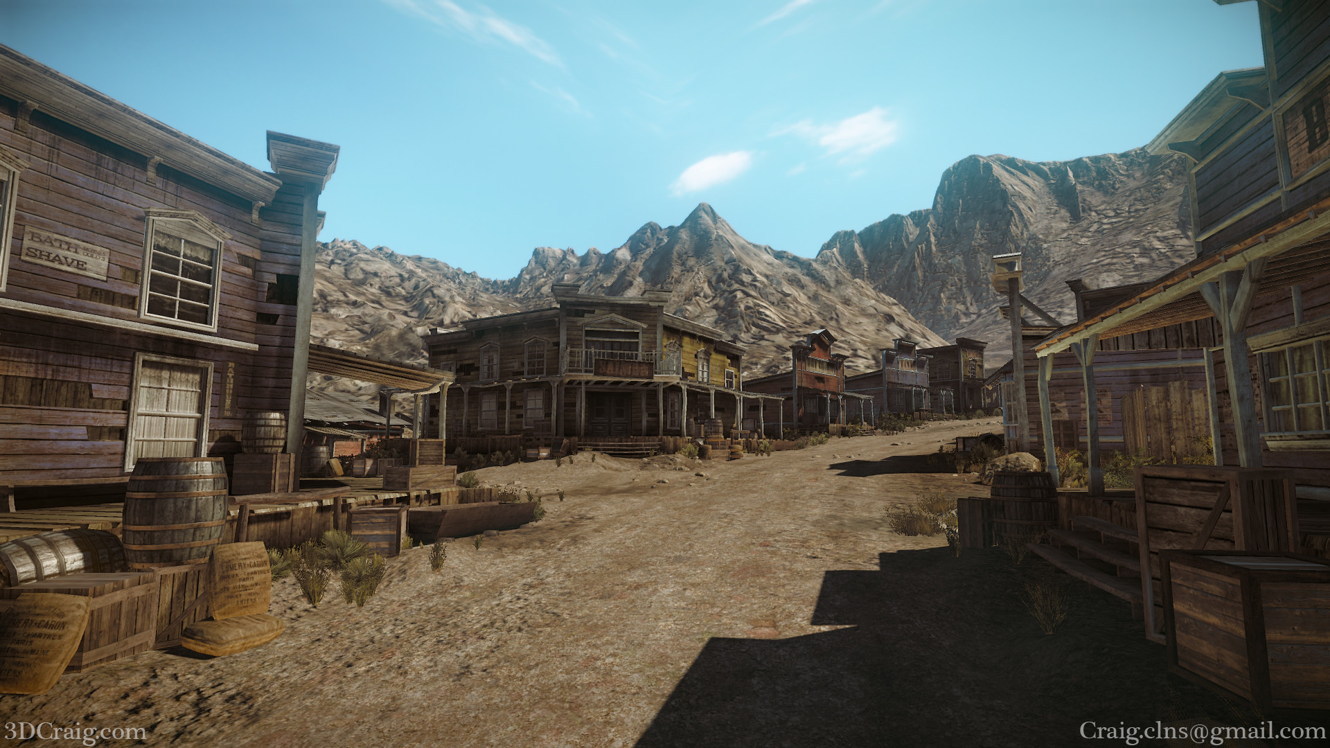 ArtStation - Wild West Environment in Cryengine.