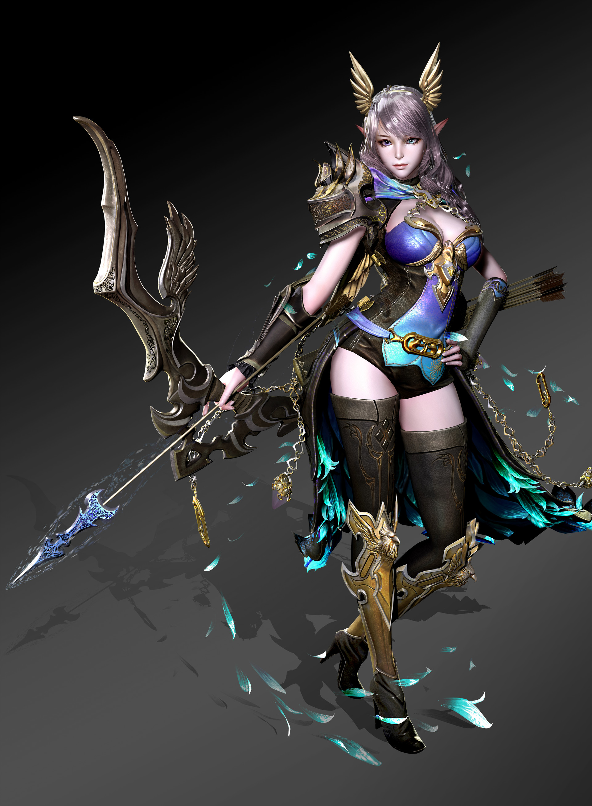 high elf archer figure