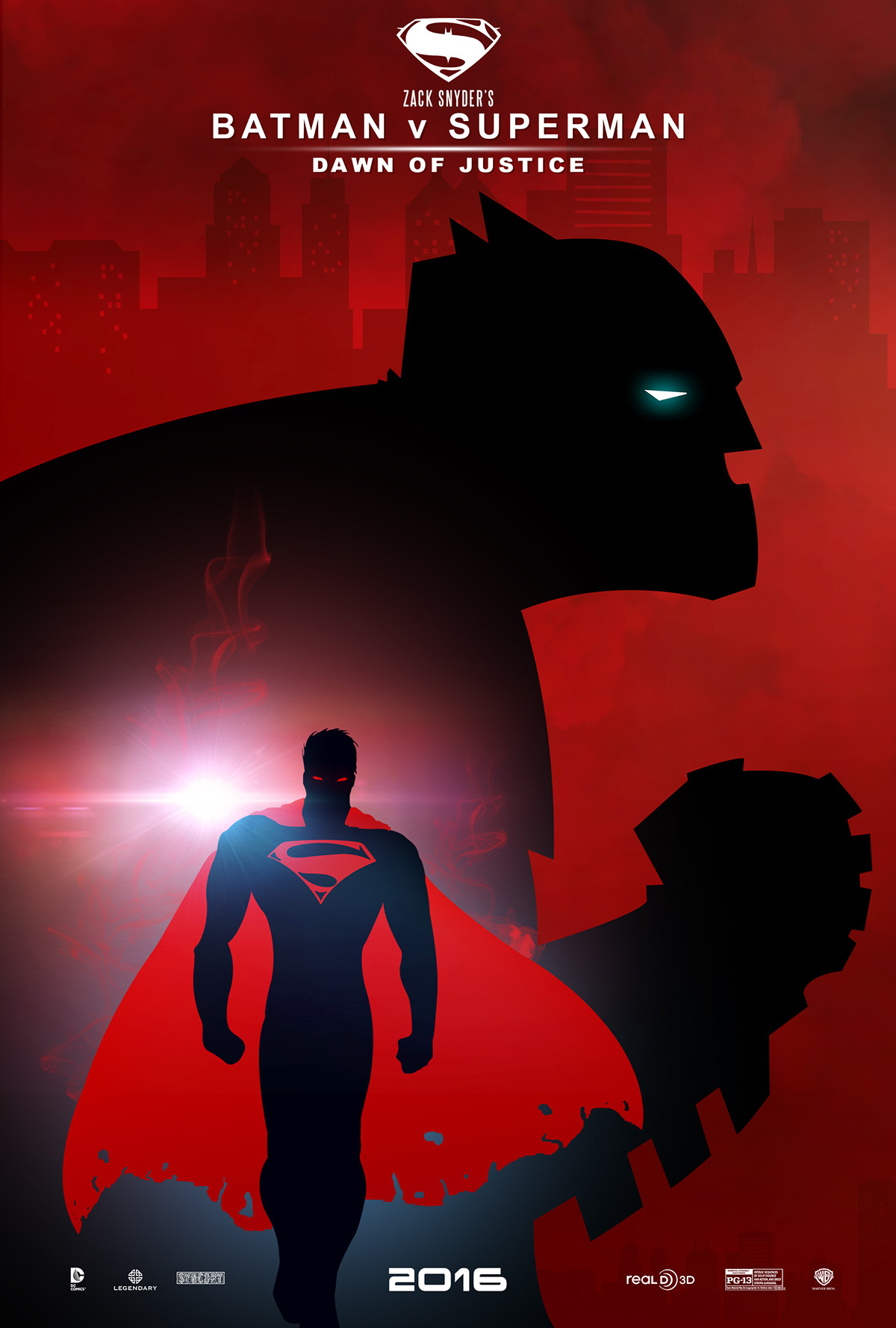 Talha Khan - Batman vs Superman Poster