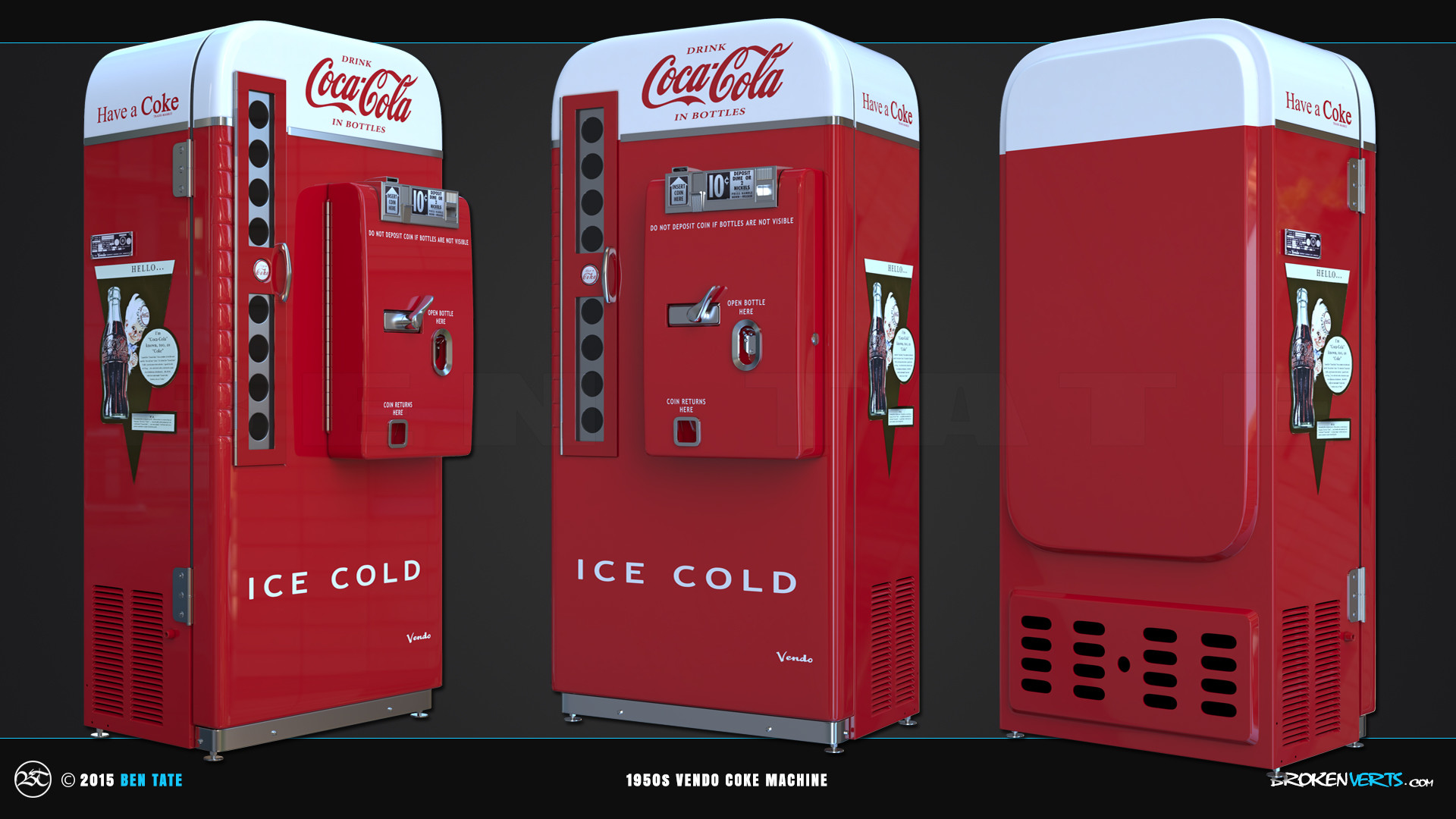 Ben Tate - 1950’s Vendo Coke Machine