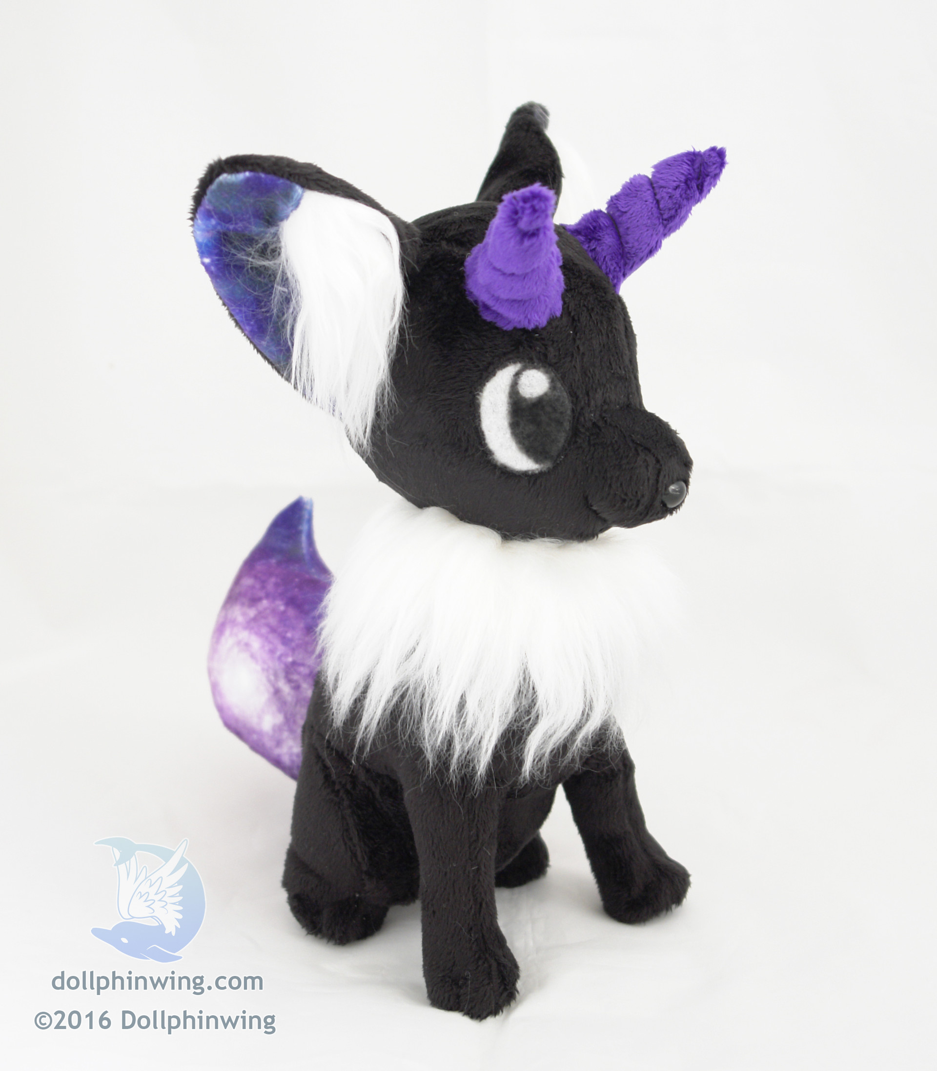 black fox stuffed animal