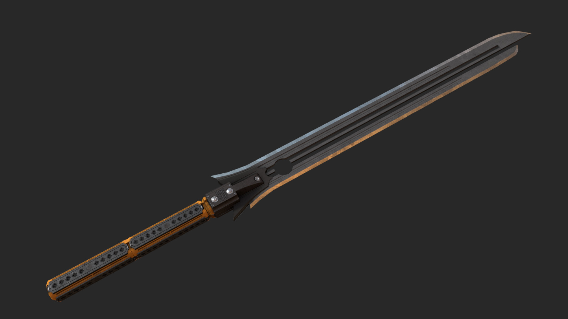 Artstation Scifi Sword A Quick Weekend Project Shannon Medwedew
