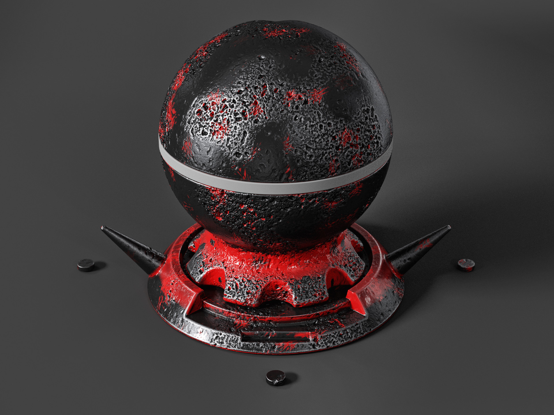 ArtStation Painted Iron Material