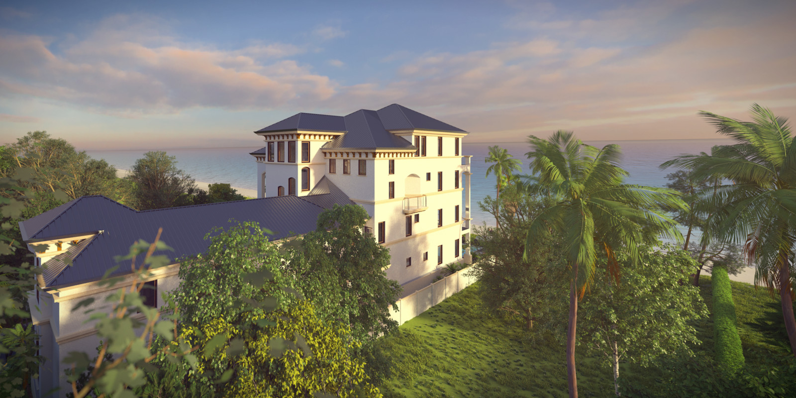 SketchUp + Thea Render 
Seagrove Beach House:
Scene 11A B Lumina Early
2160 × 1080 Presto MC Bucket 