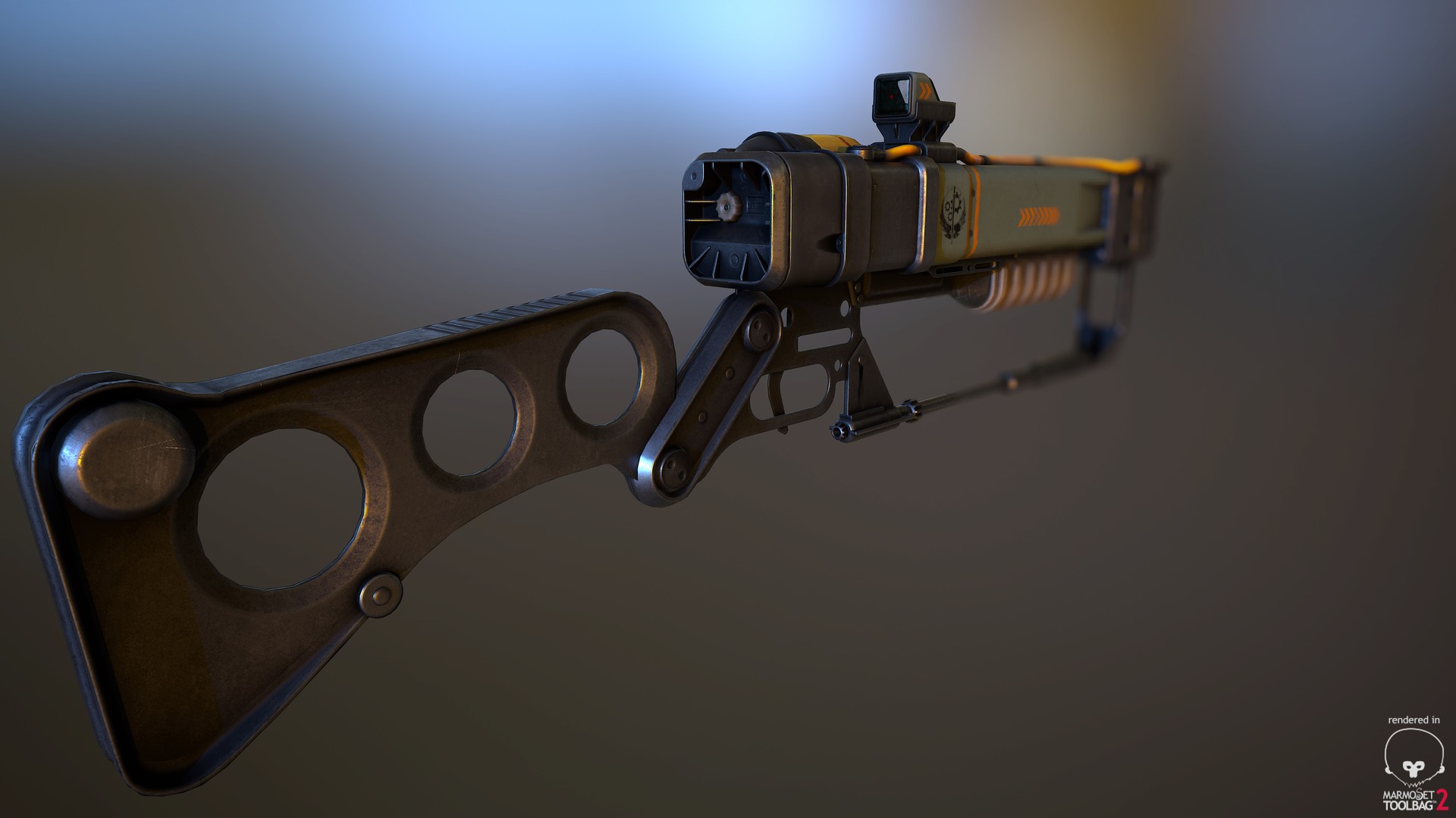 Artstation The Laser Rifle Fallout 4 Fanart Erik Backstrom
