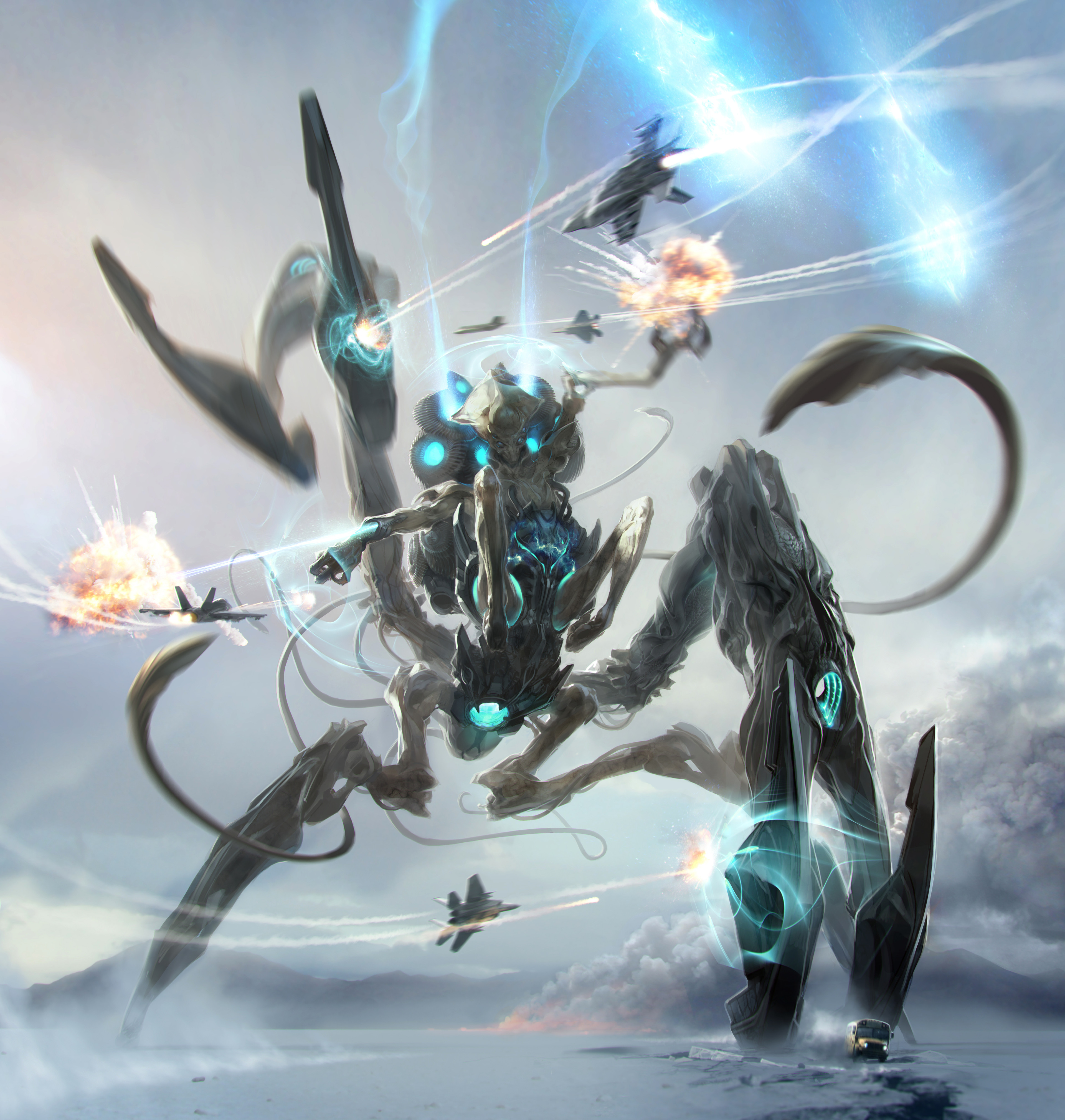 Johannes Mucke Independence Day Resurgence Alien Queen Concept Art