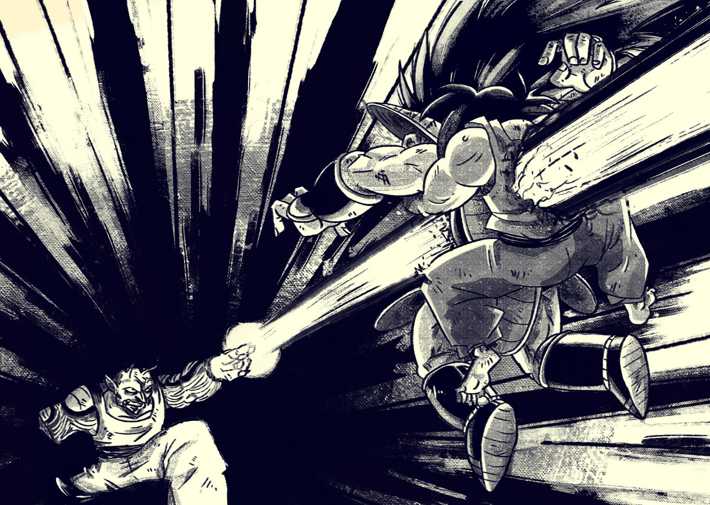 ArtStation Piccolo kills Raditz and Goku fanart, Ricardo Feliciano