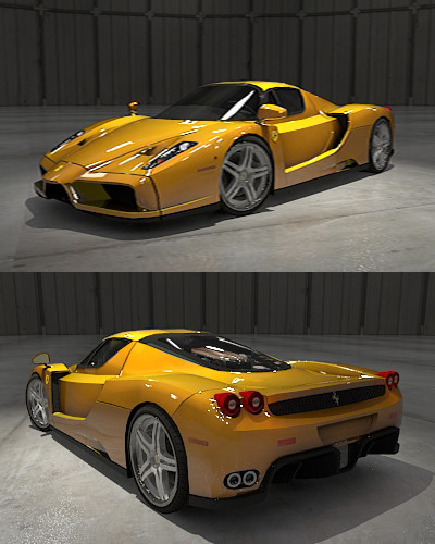 ArtStation - Ferrari Enzo 2009