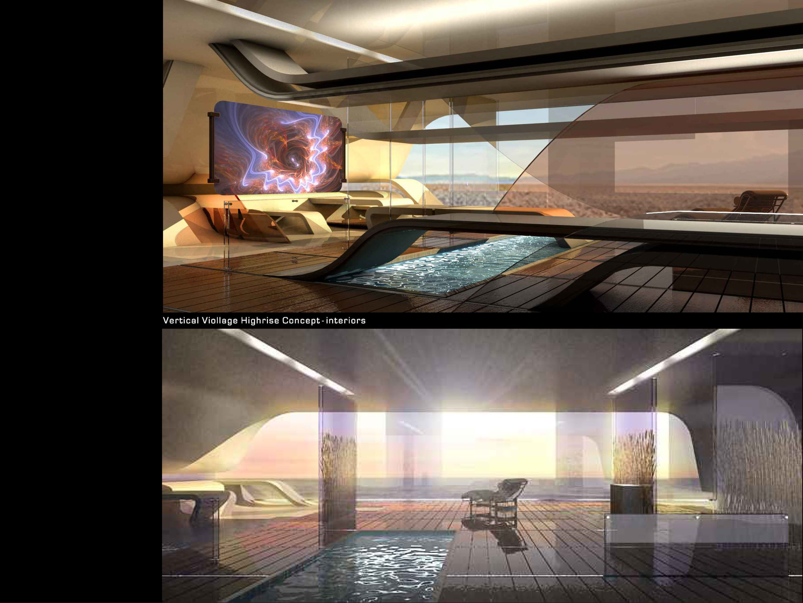 Vertical Village interior designs
