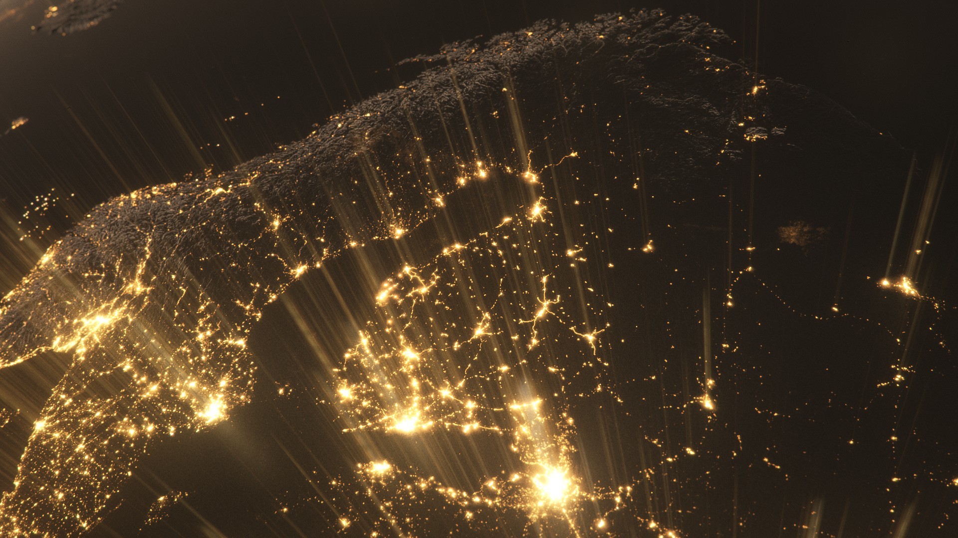Artstation 86k Earth Nightlights Map Tuomas Kankola