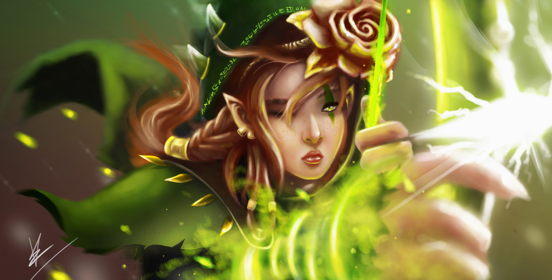 Vũ đăng Wind Runner Dota2 Fan Art
