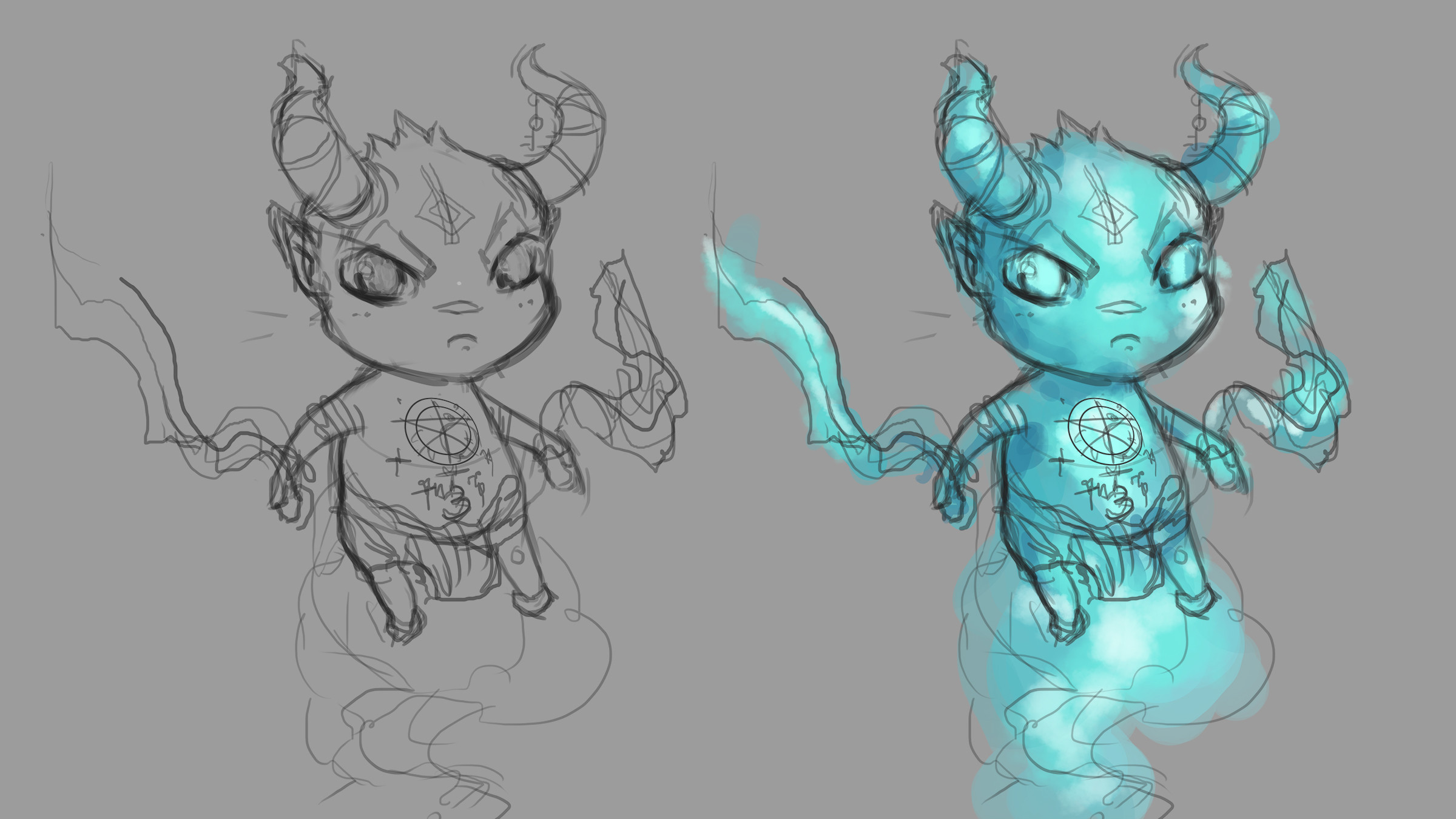 Early Wisp sketches