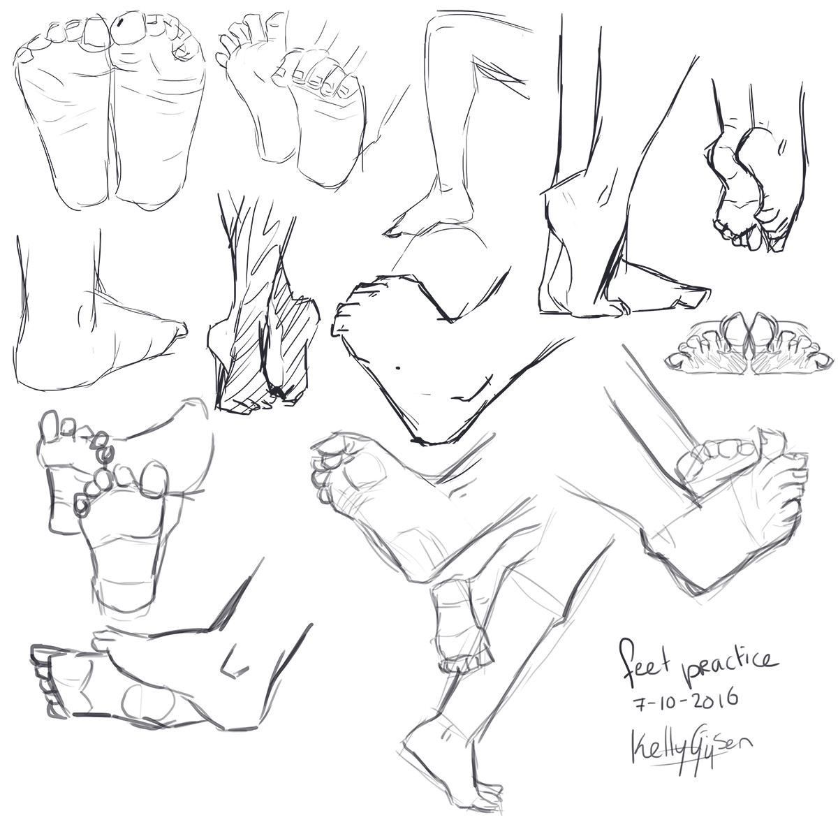 ArtStation - Feet Practice